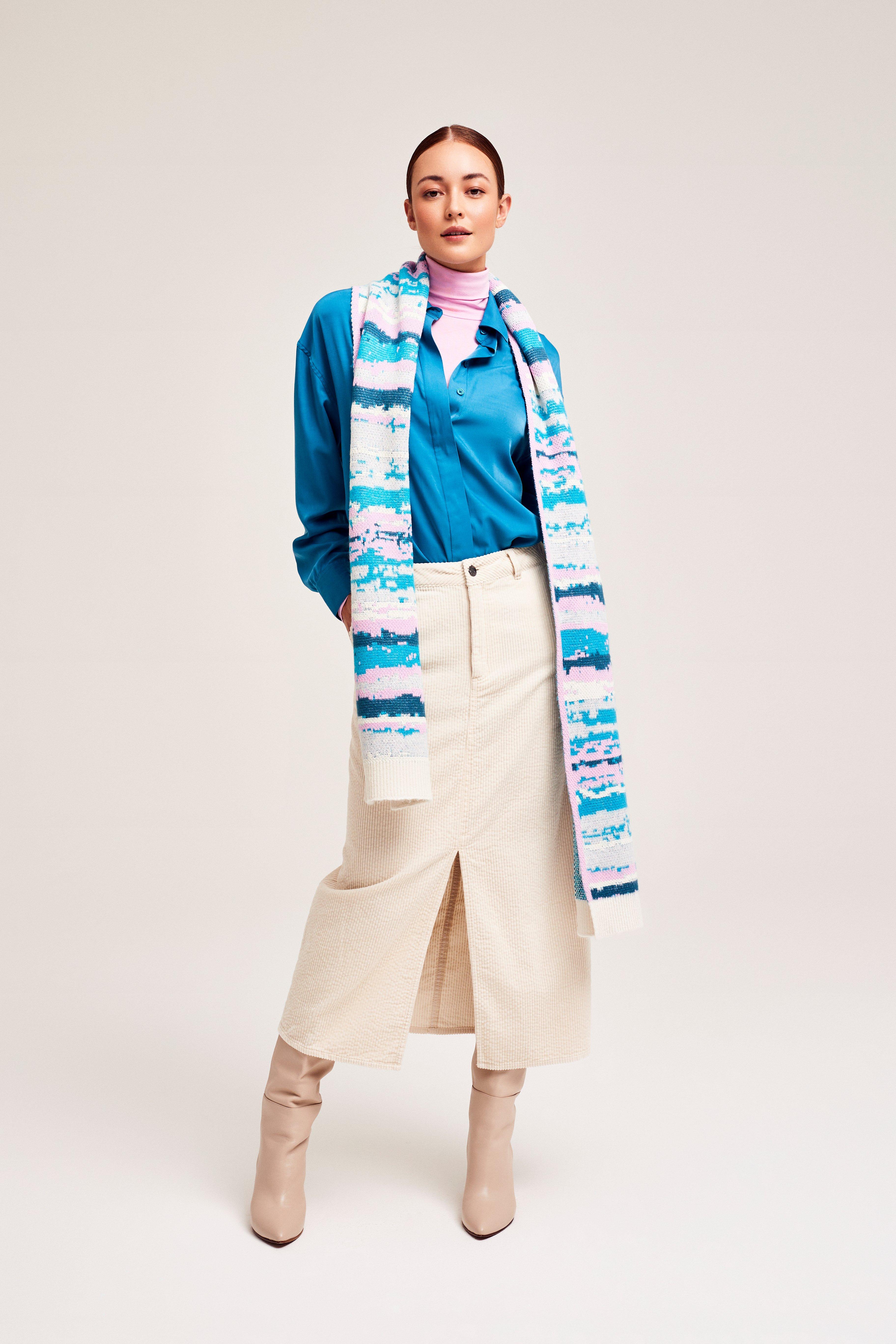 CKS Dames - SKIPPER - midi skirt - white