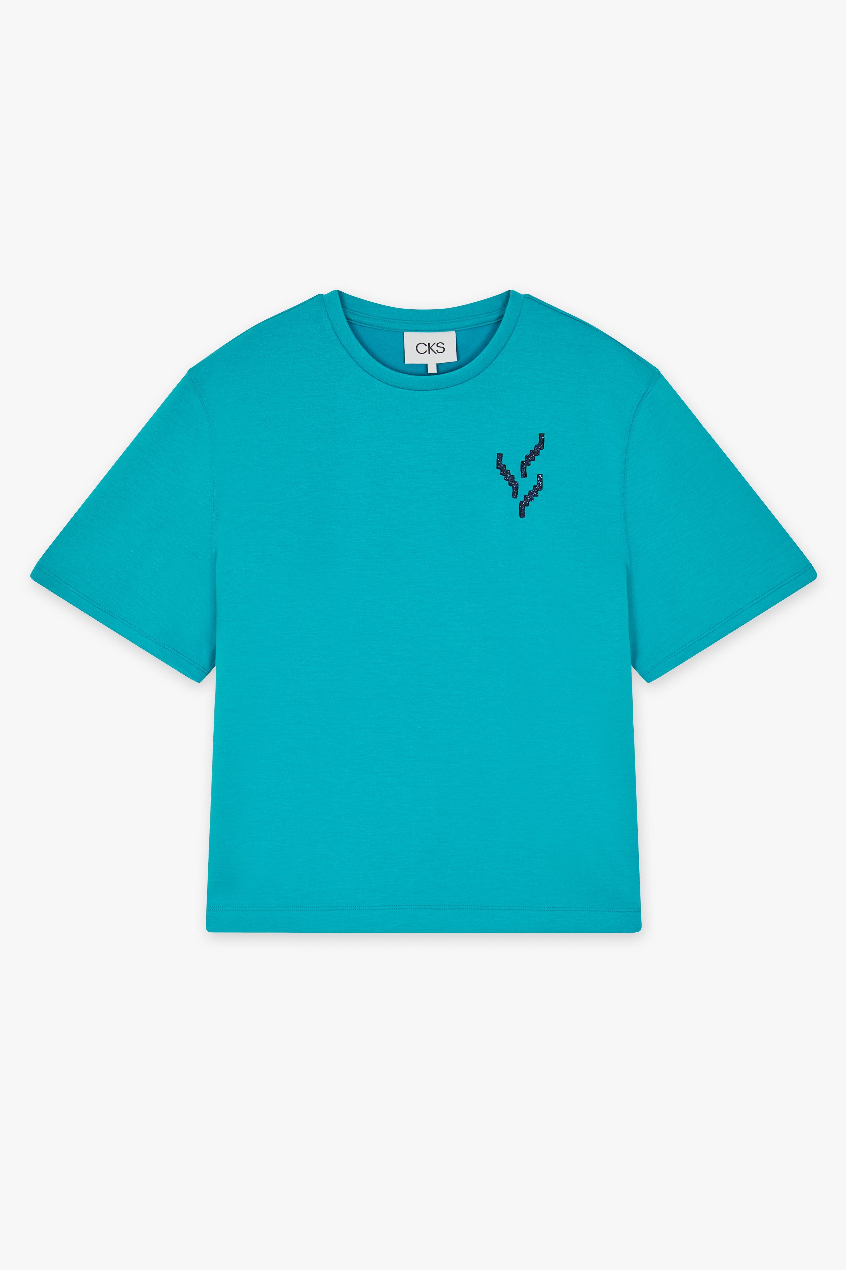 CKS Dames - SARIA - t-shirt à manches courtes - bleu vif