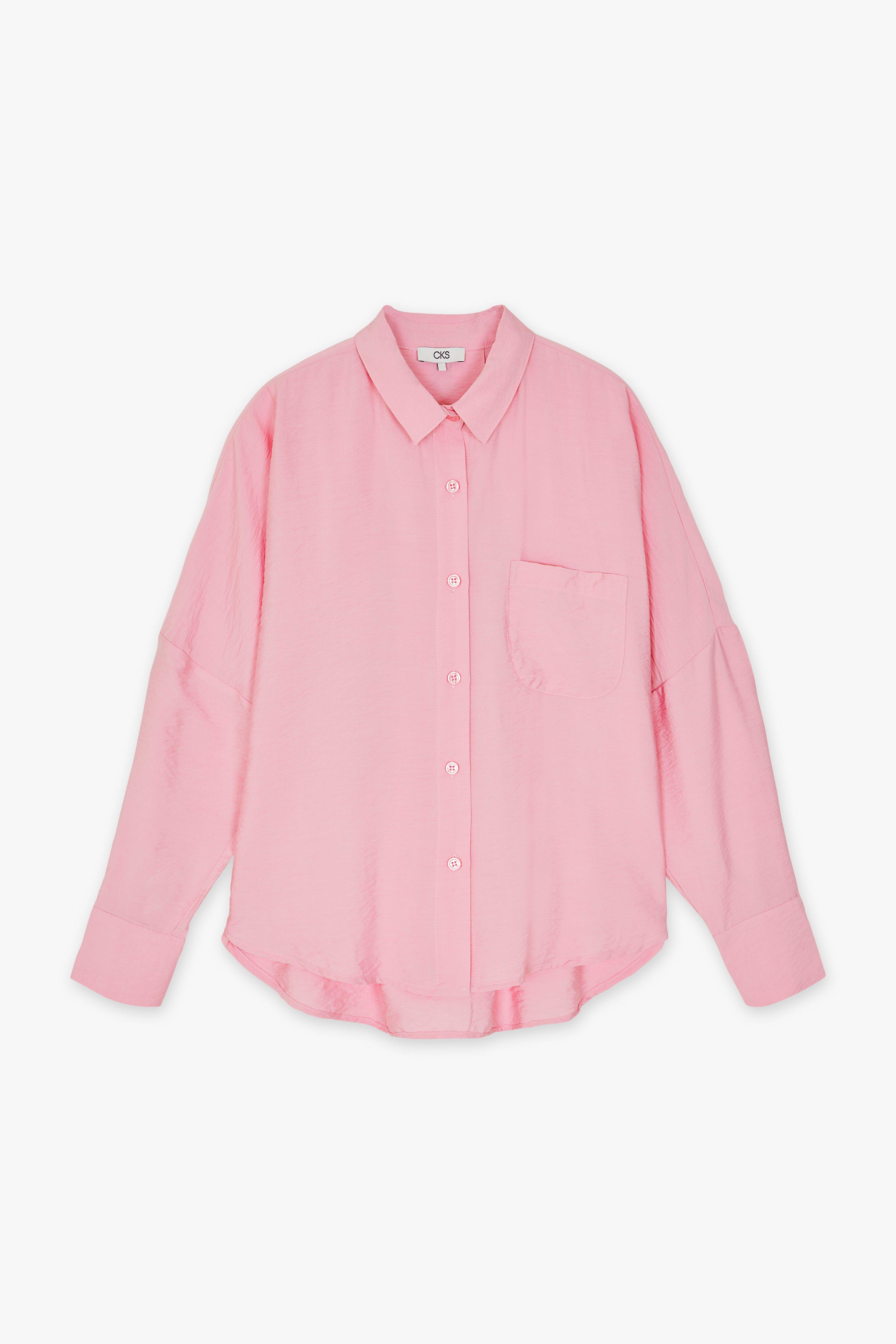 CKS Dames - WAZNA - blouse korte mouwen - lichtroze