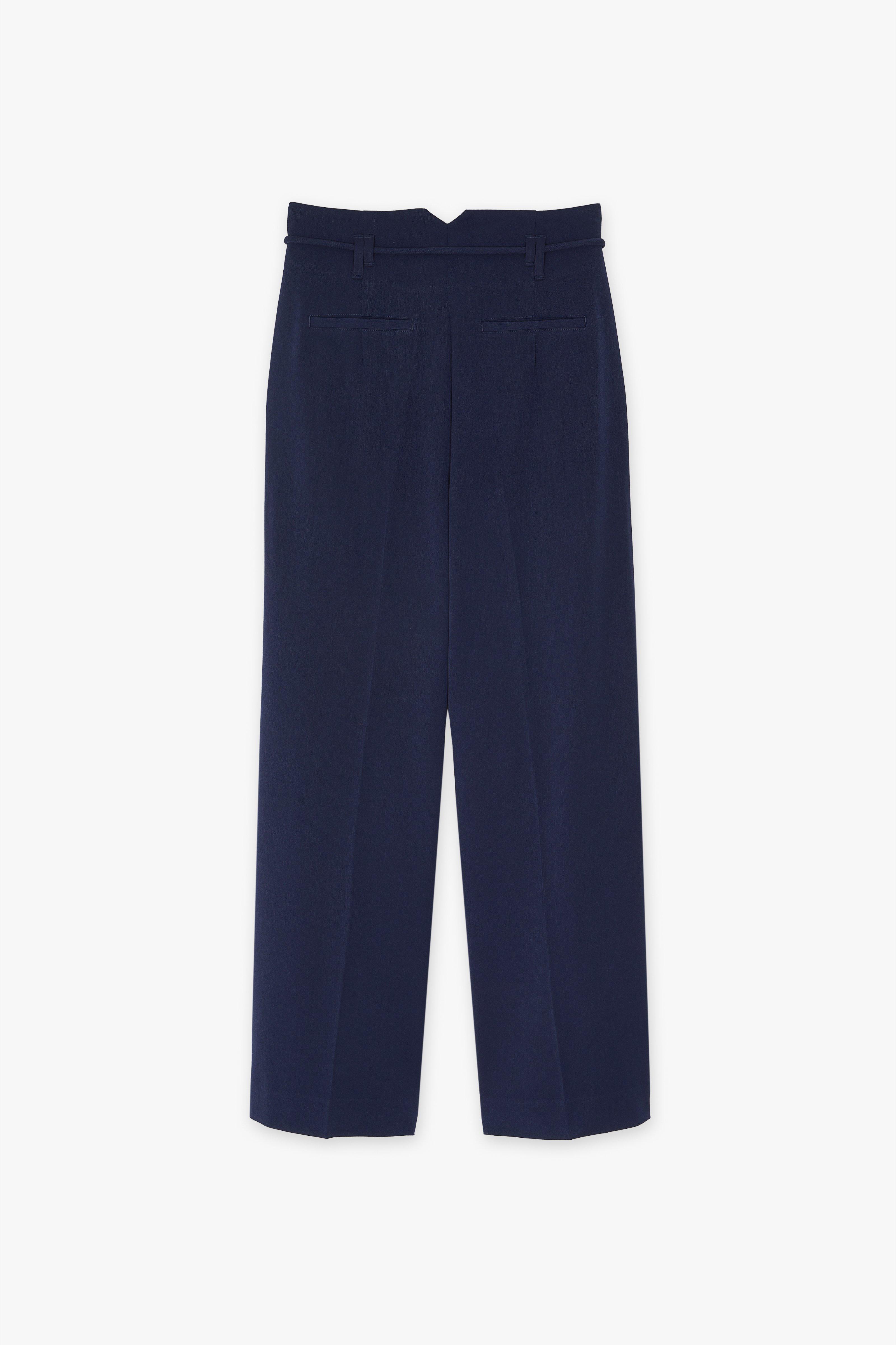 CKS Dames - BLISS - pantalon long - bleu foncé