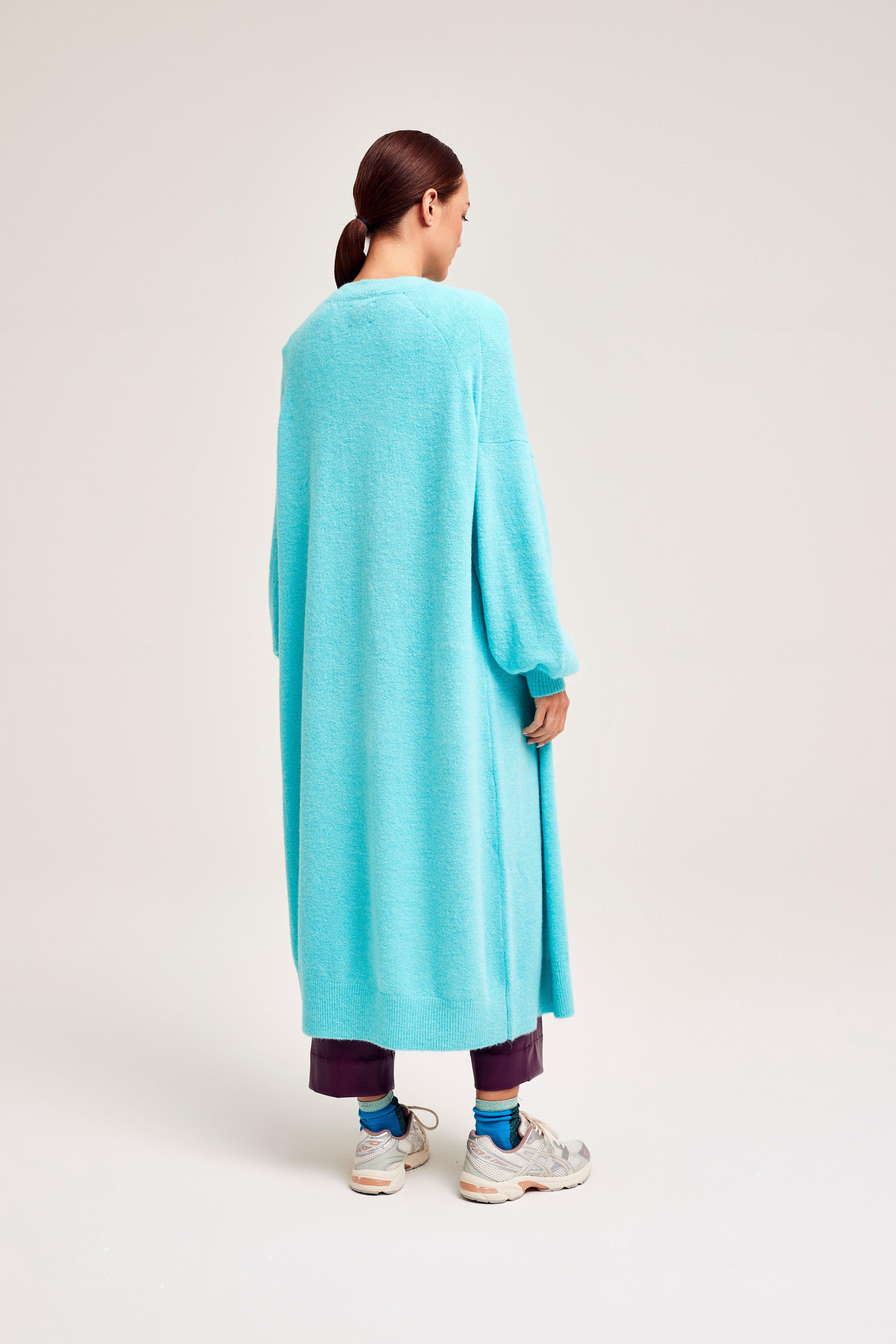CKS Dames - CRELONG - Strickjacke - Hellblau