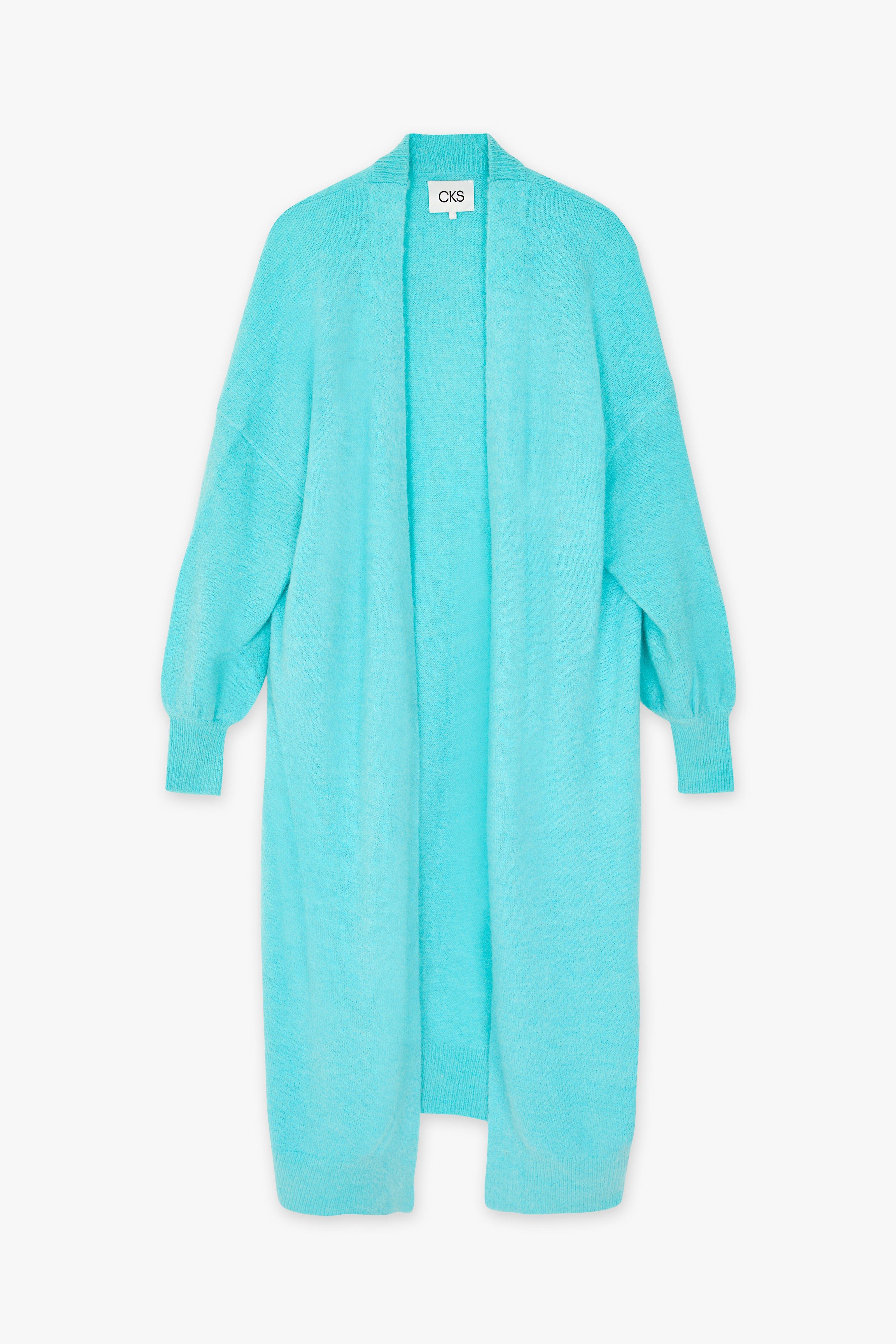 CKS Dames - CRELONG - Strickjacke - Hellblau