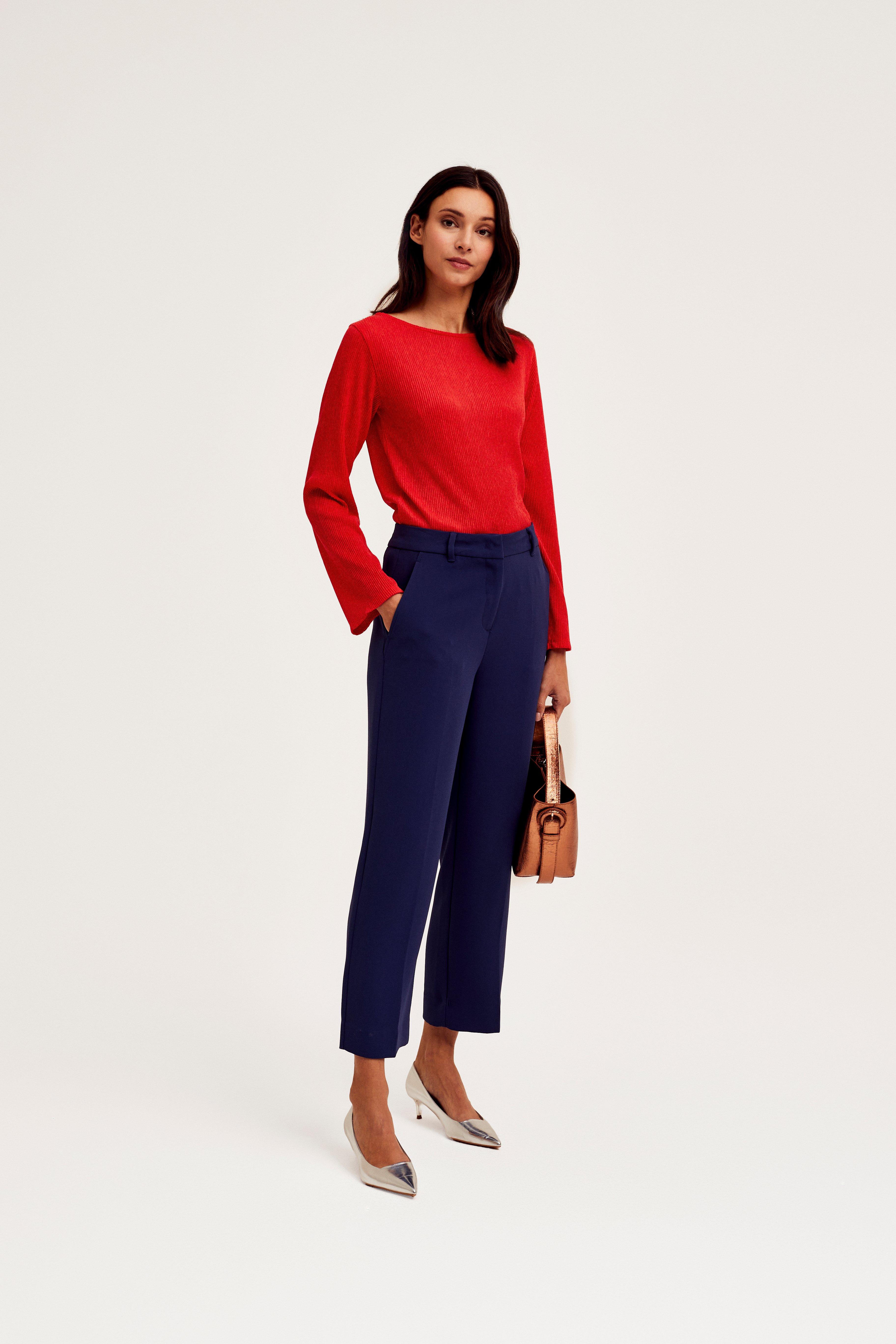 CKS Dames - LAHTI - ankle trousers - dark blue