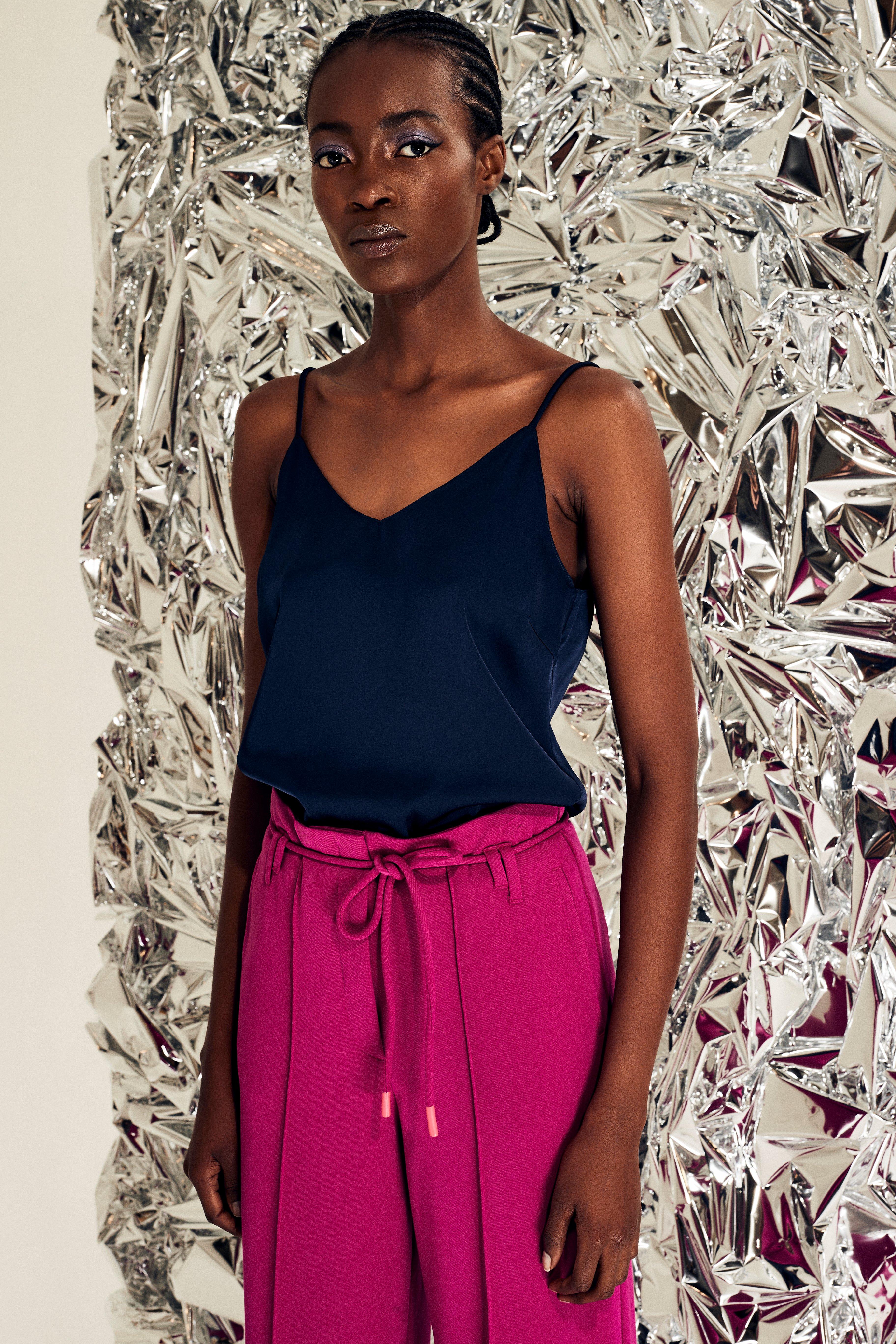 CKS Dames - NUMI - blouse half-length sleeves - dark blue