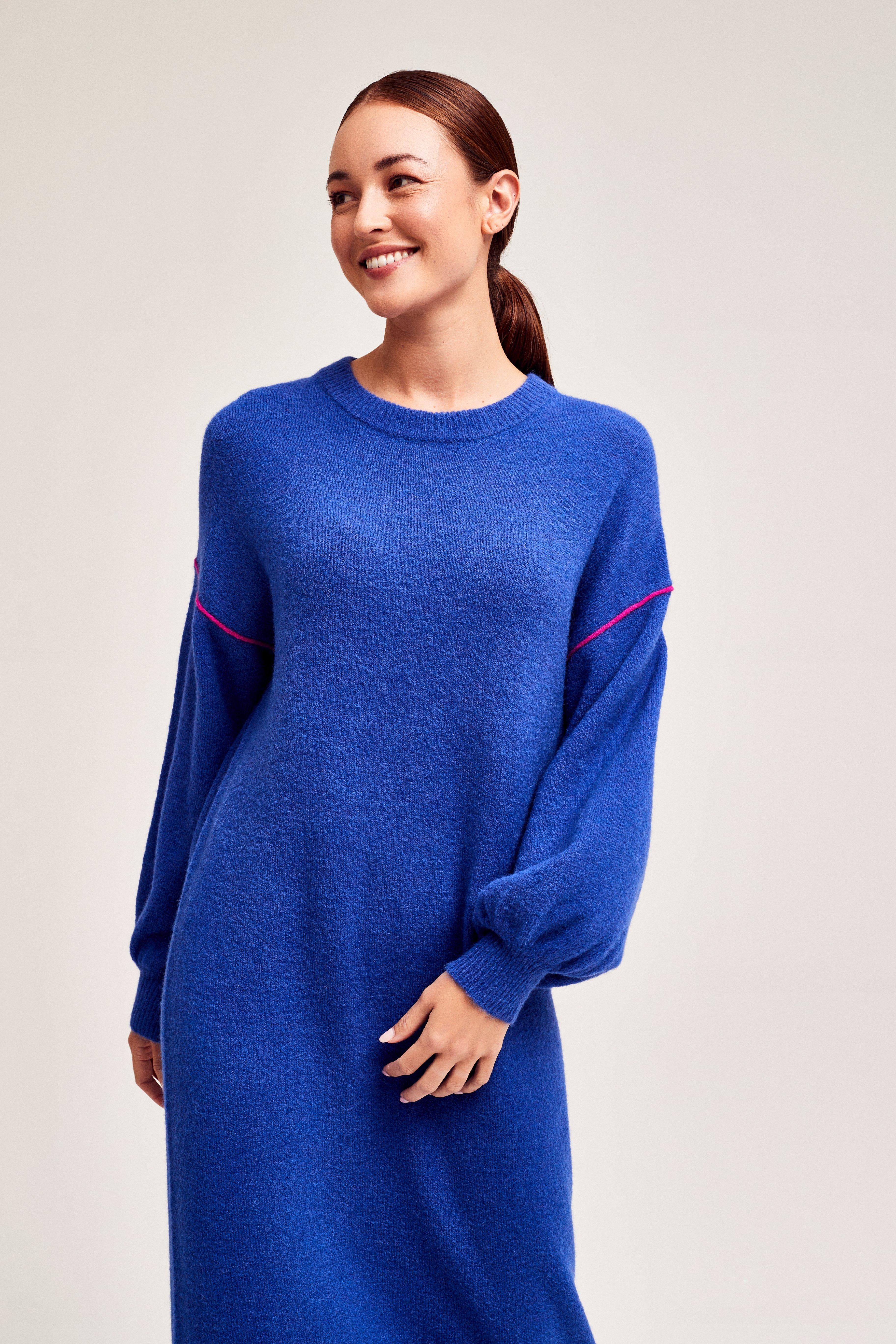 CKS Dames - PRELONG - Midi-Kleid - Blau