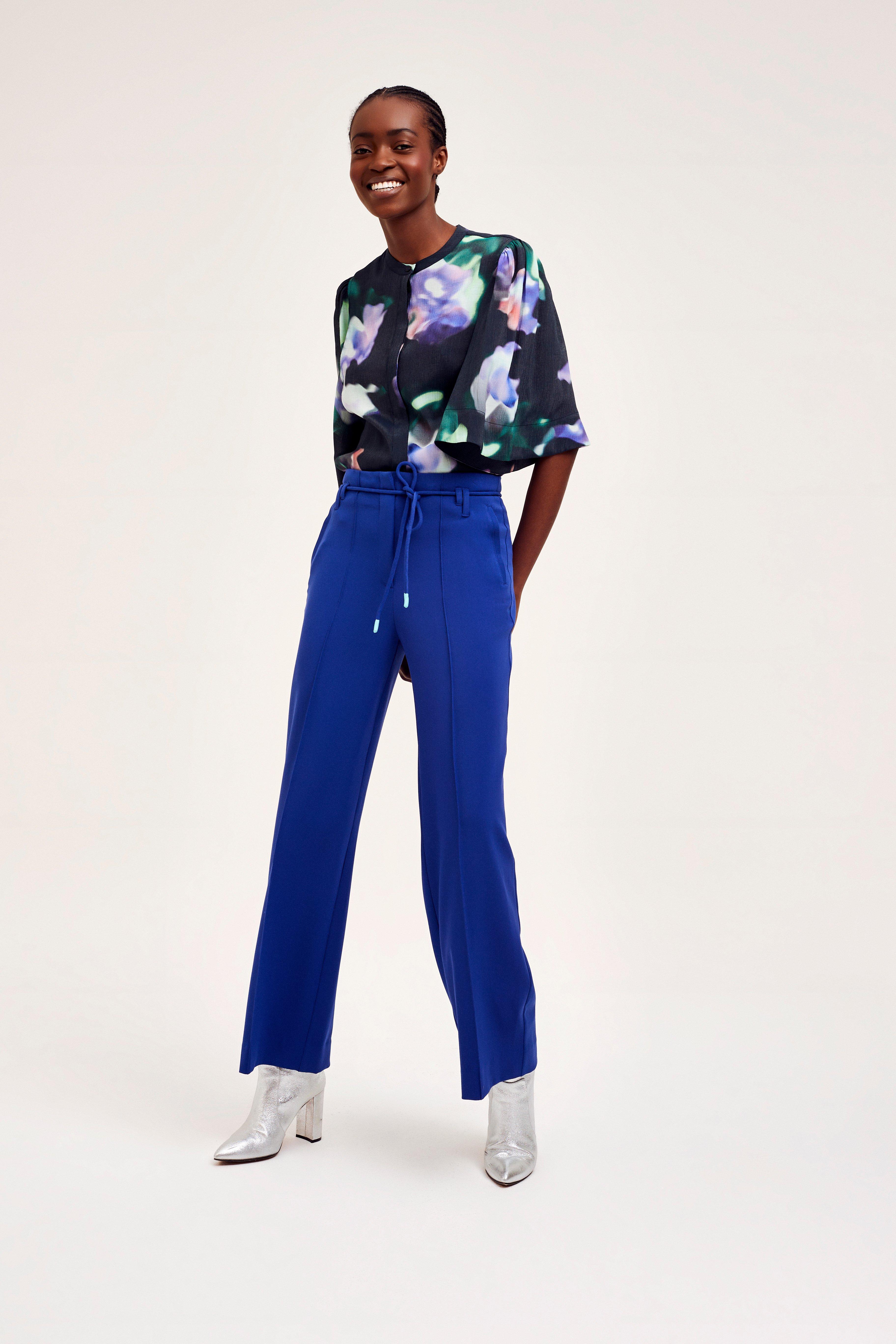 CKS Dames - BLISS - lange broek - blauw