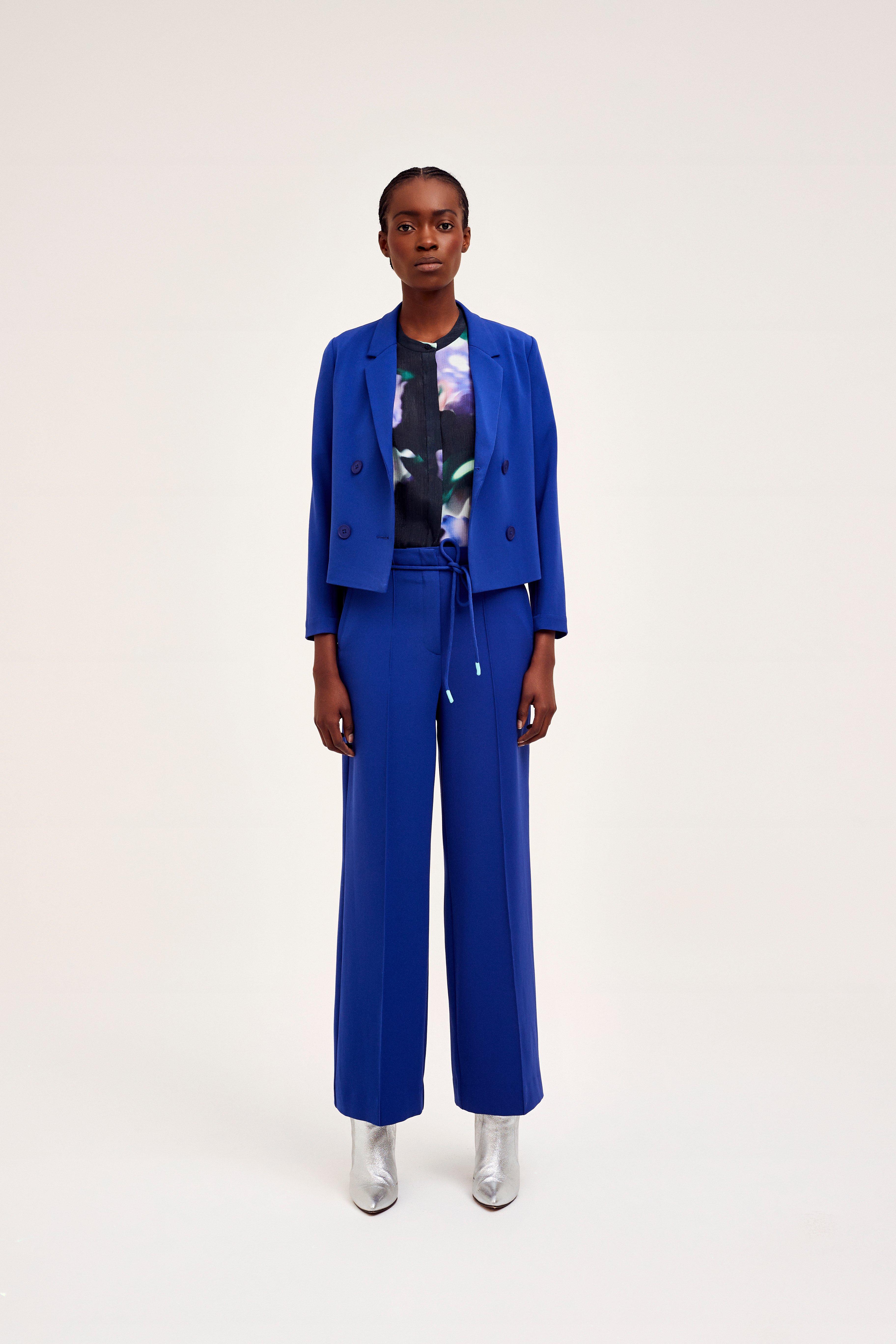 CKS Dames - BLISS - lange broek - blauw