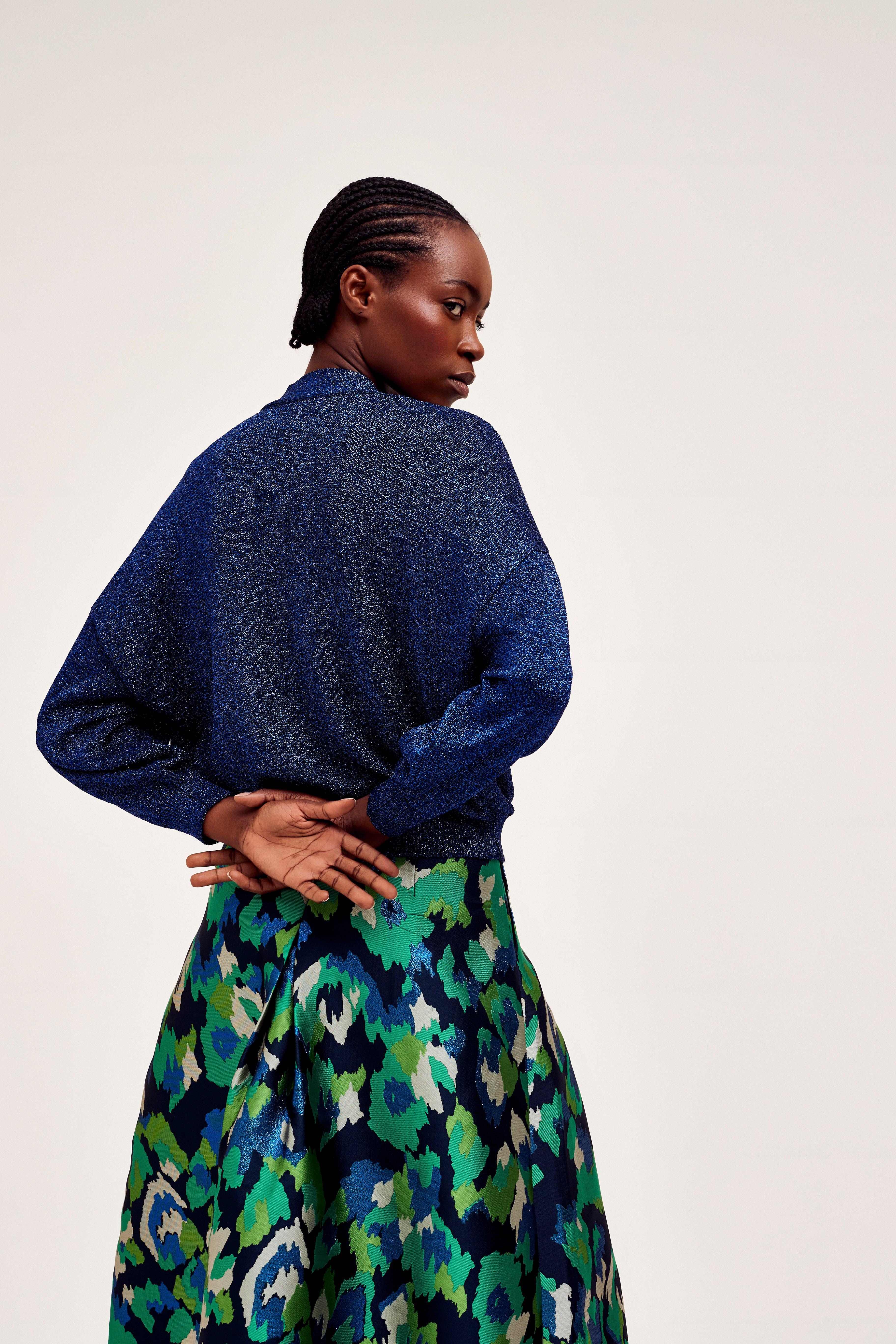 CKS Dames - CAMPUS - Strickjacke - Blau