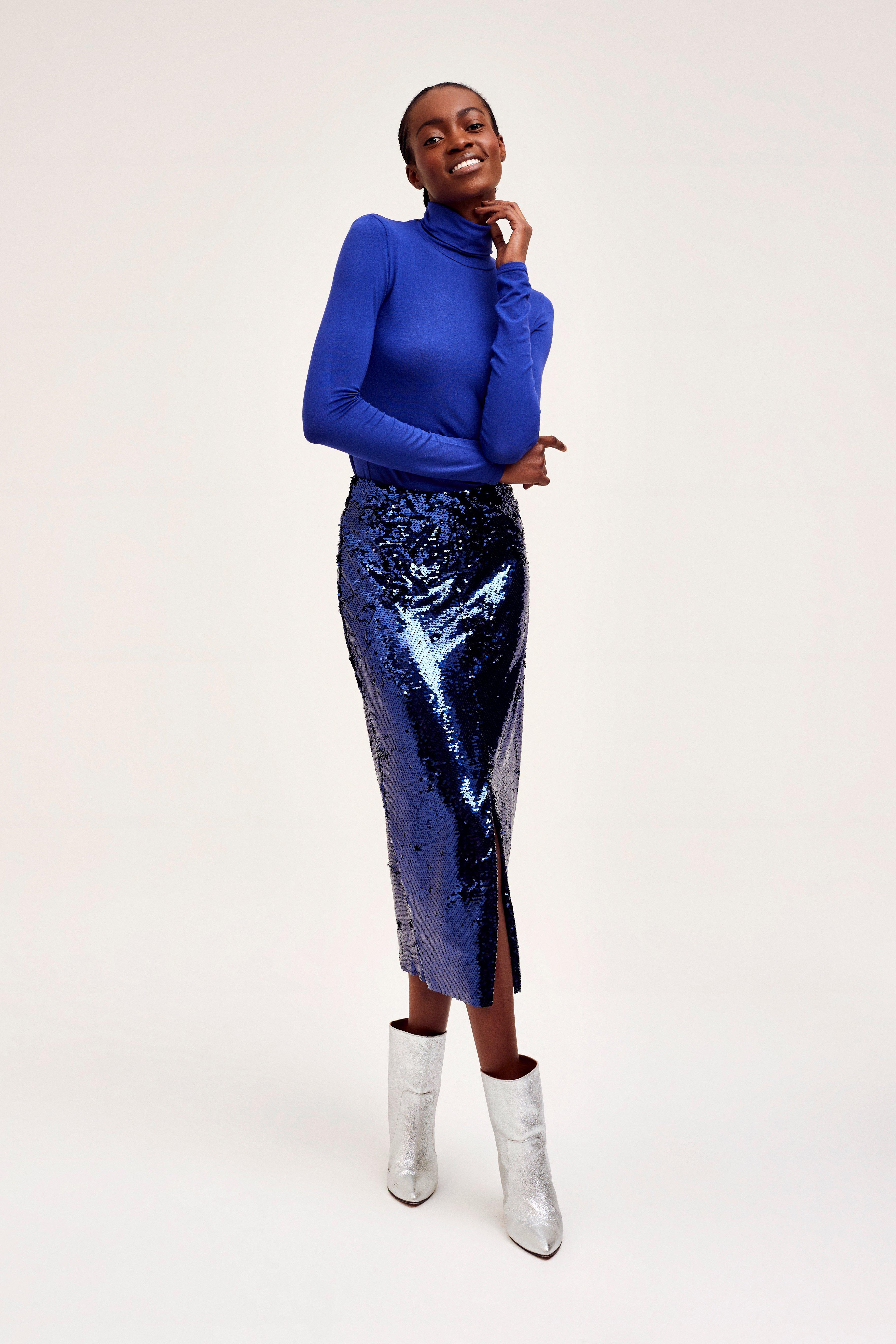 CKS Dames - IRISSA - turtleneck - blauw