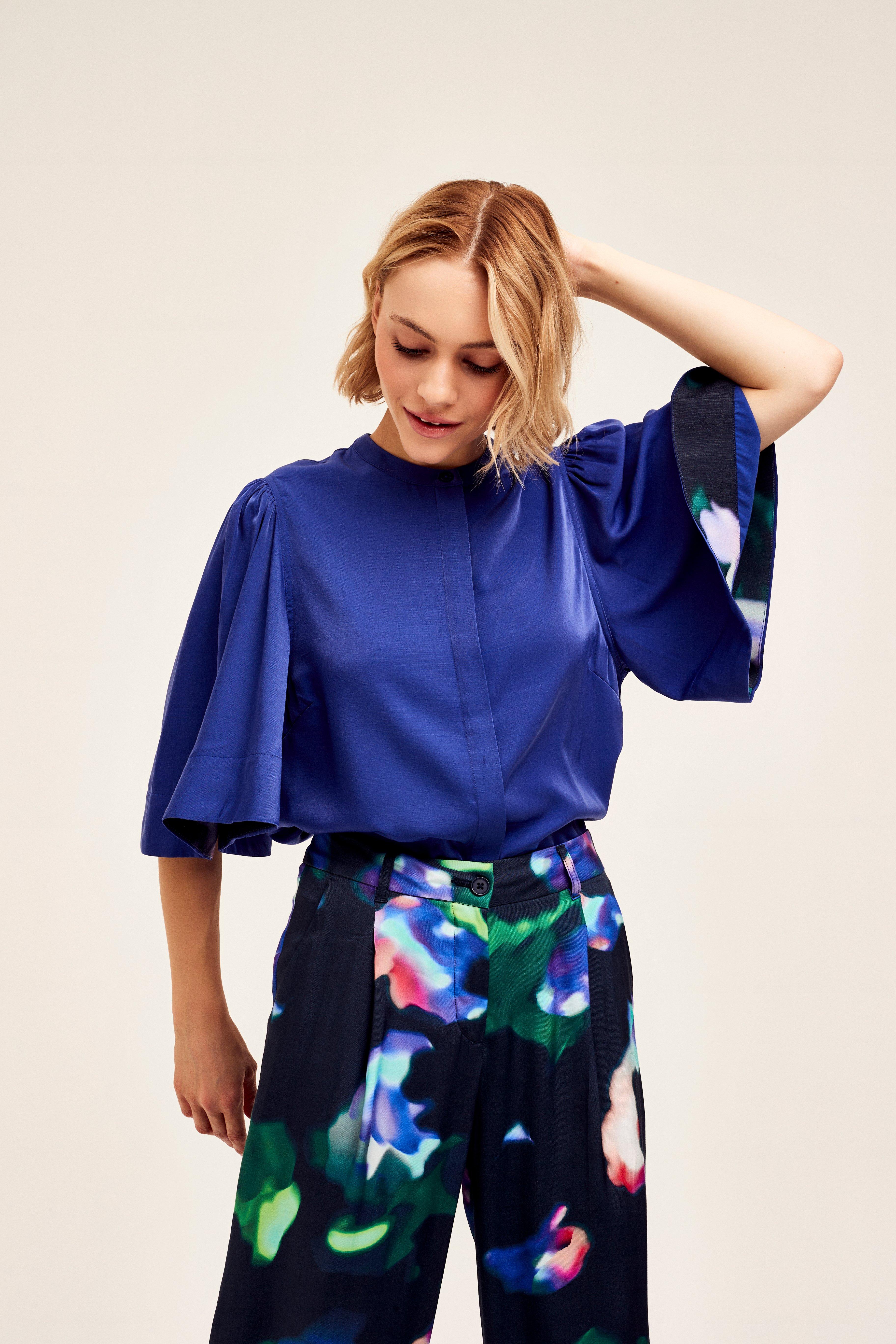 CKS Dames - SISLA - blouse long sleeves - blue