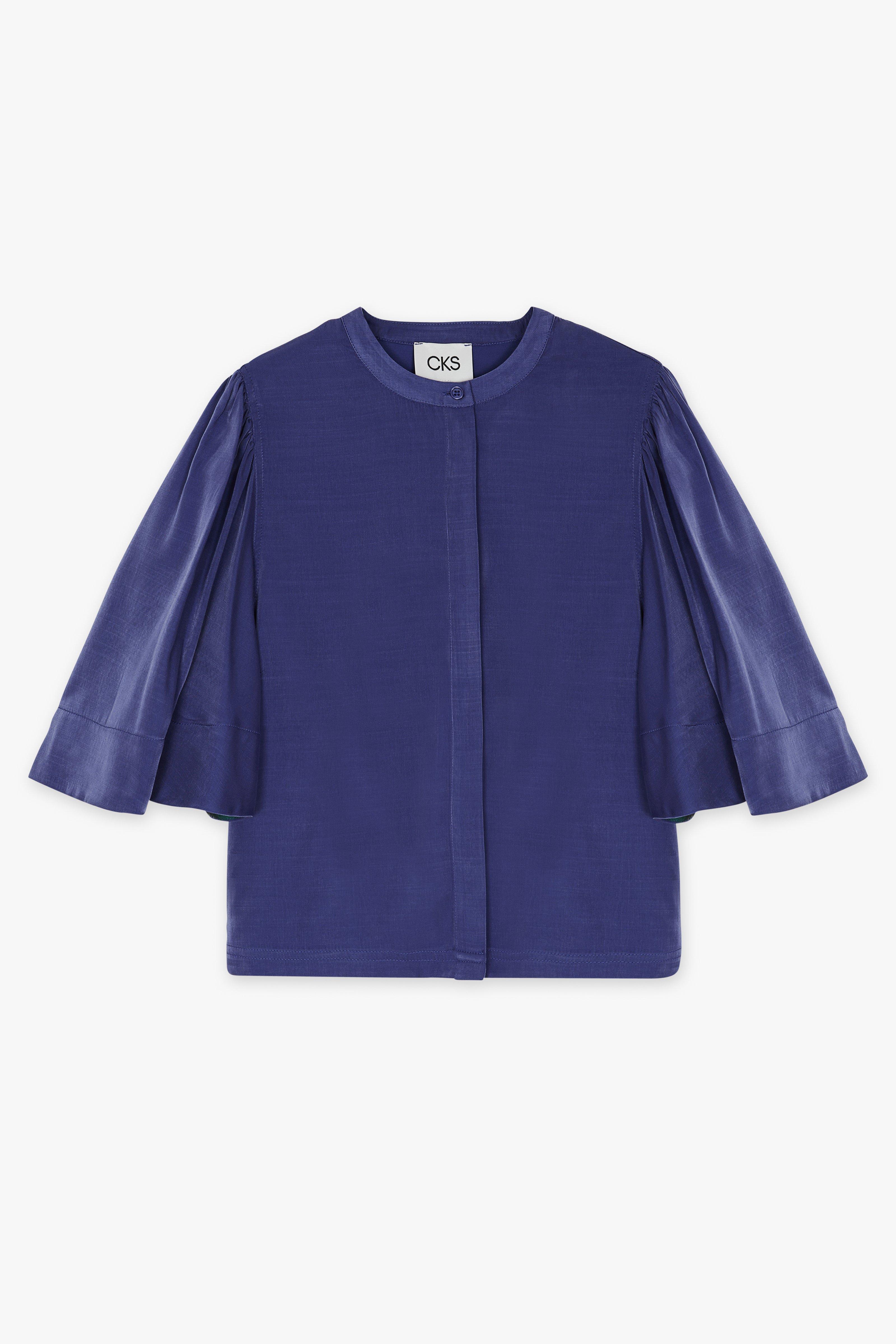 CKS Dames - SISLA - Bluse Lange Ärmel - Blau