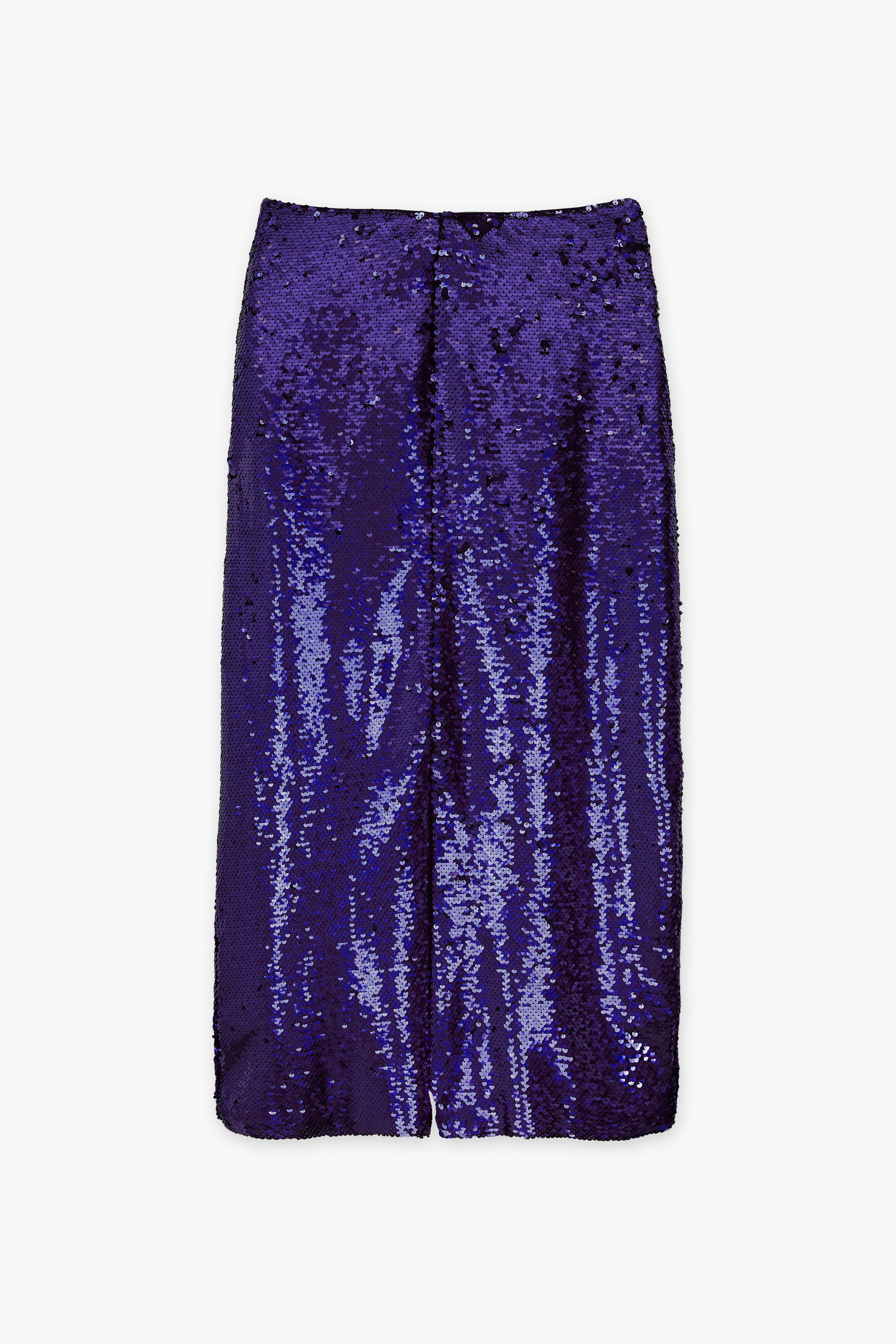 CKS Dames - SKOTT - midi skirt - dark blue