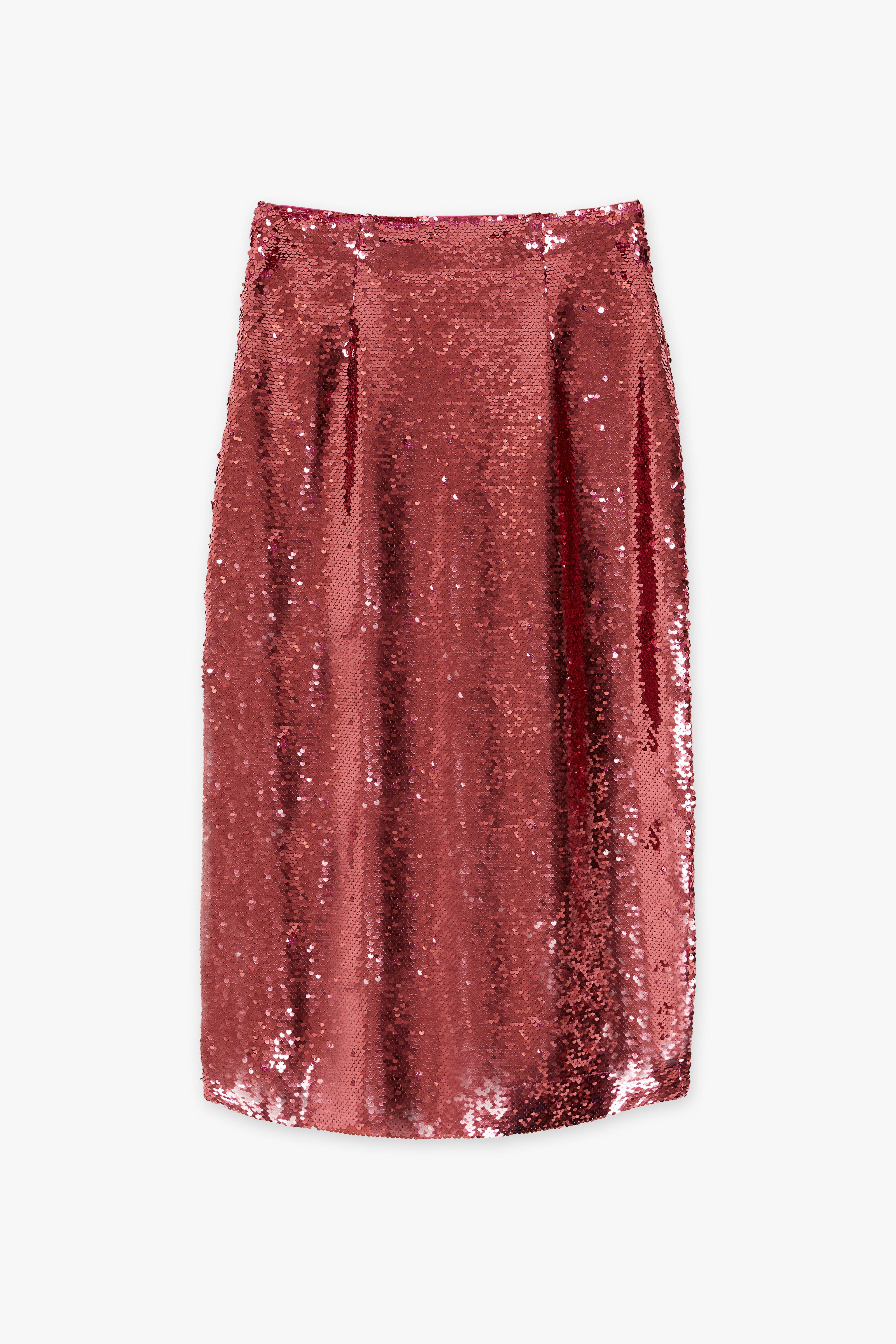 CKS Dames - SKOTT - midi skirt - dark pink
