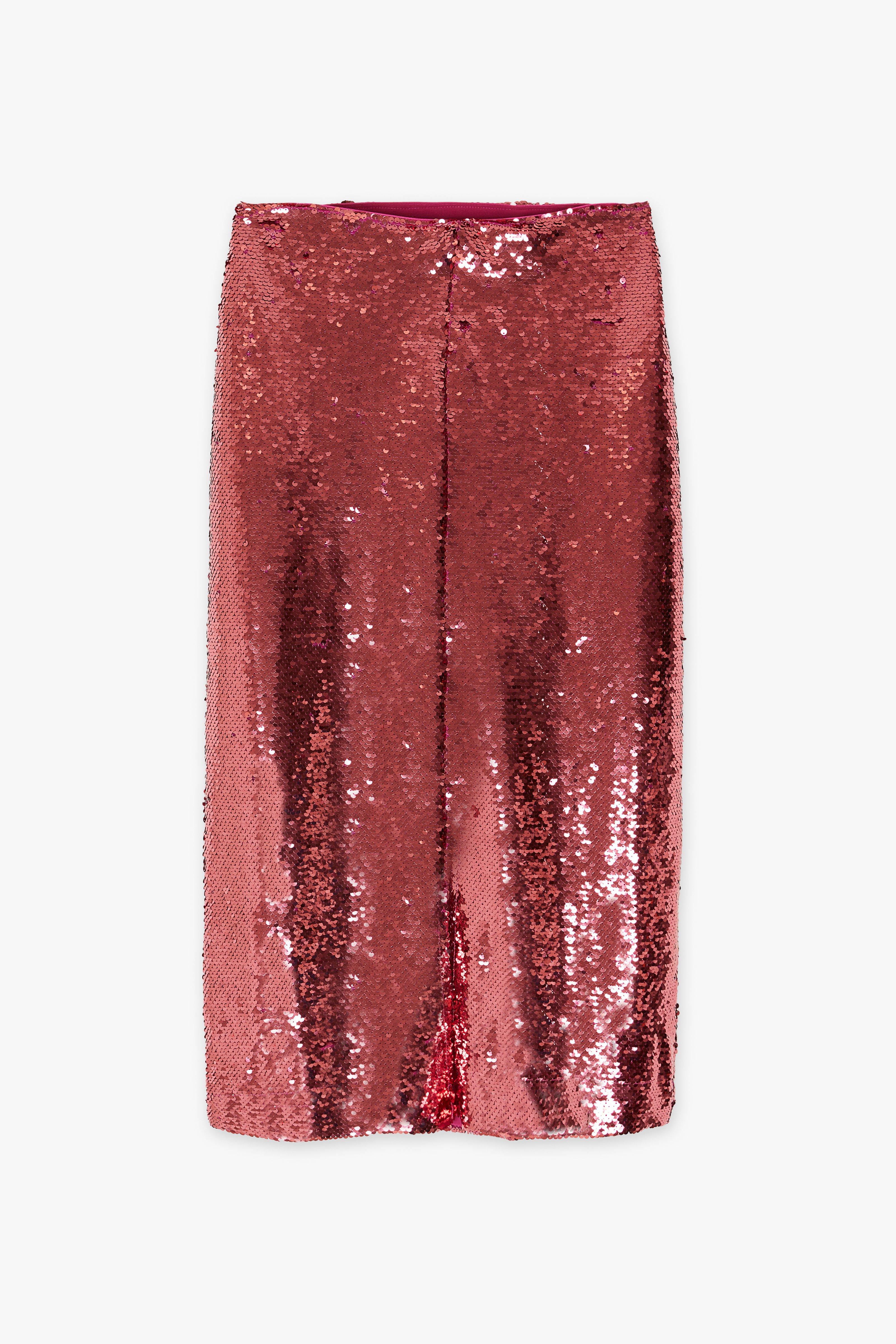 CKS Dames - SKOTT - midi skirt - dark pink