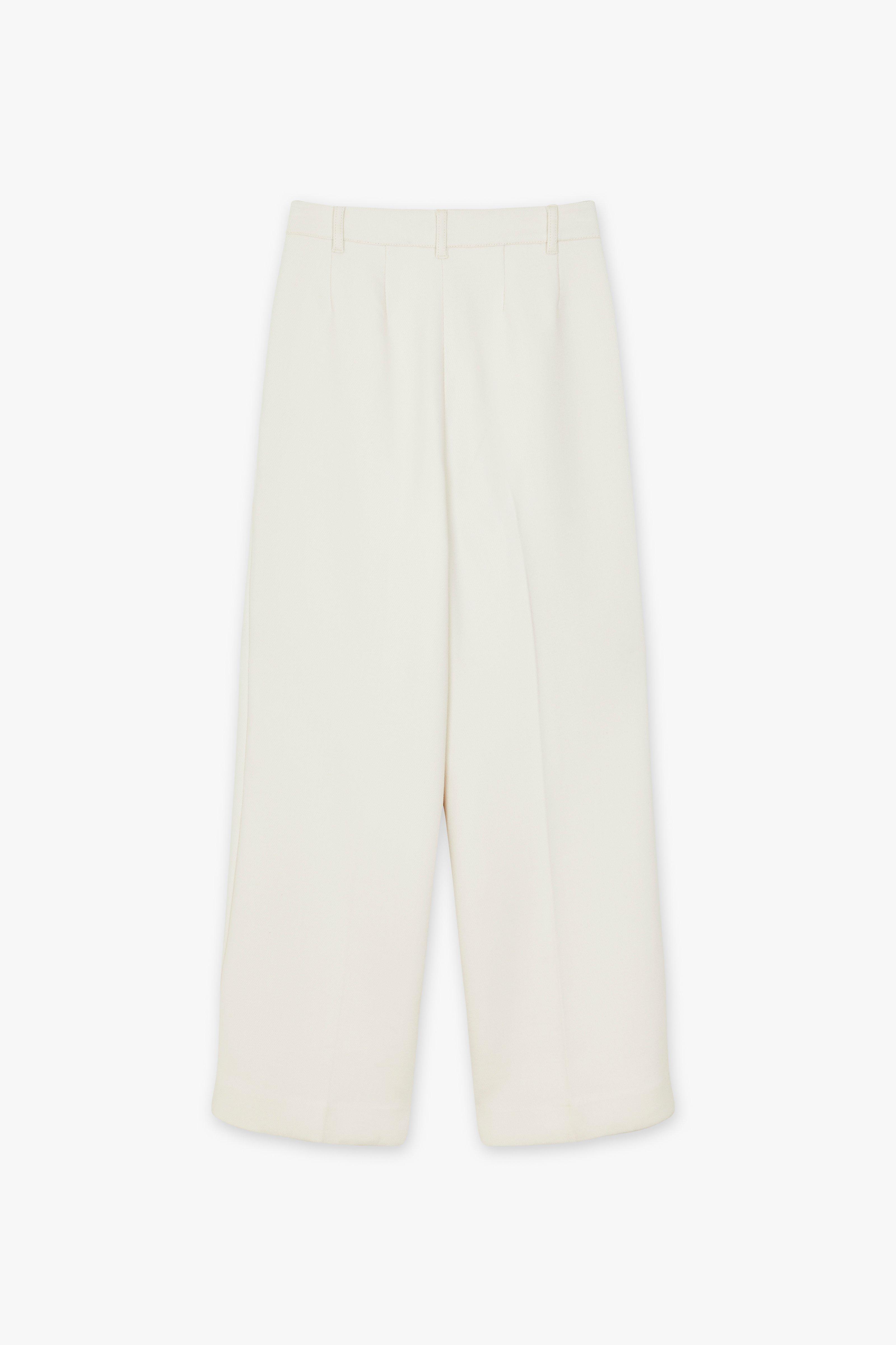 CKS Dames - RODA - pantalon long - blanc