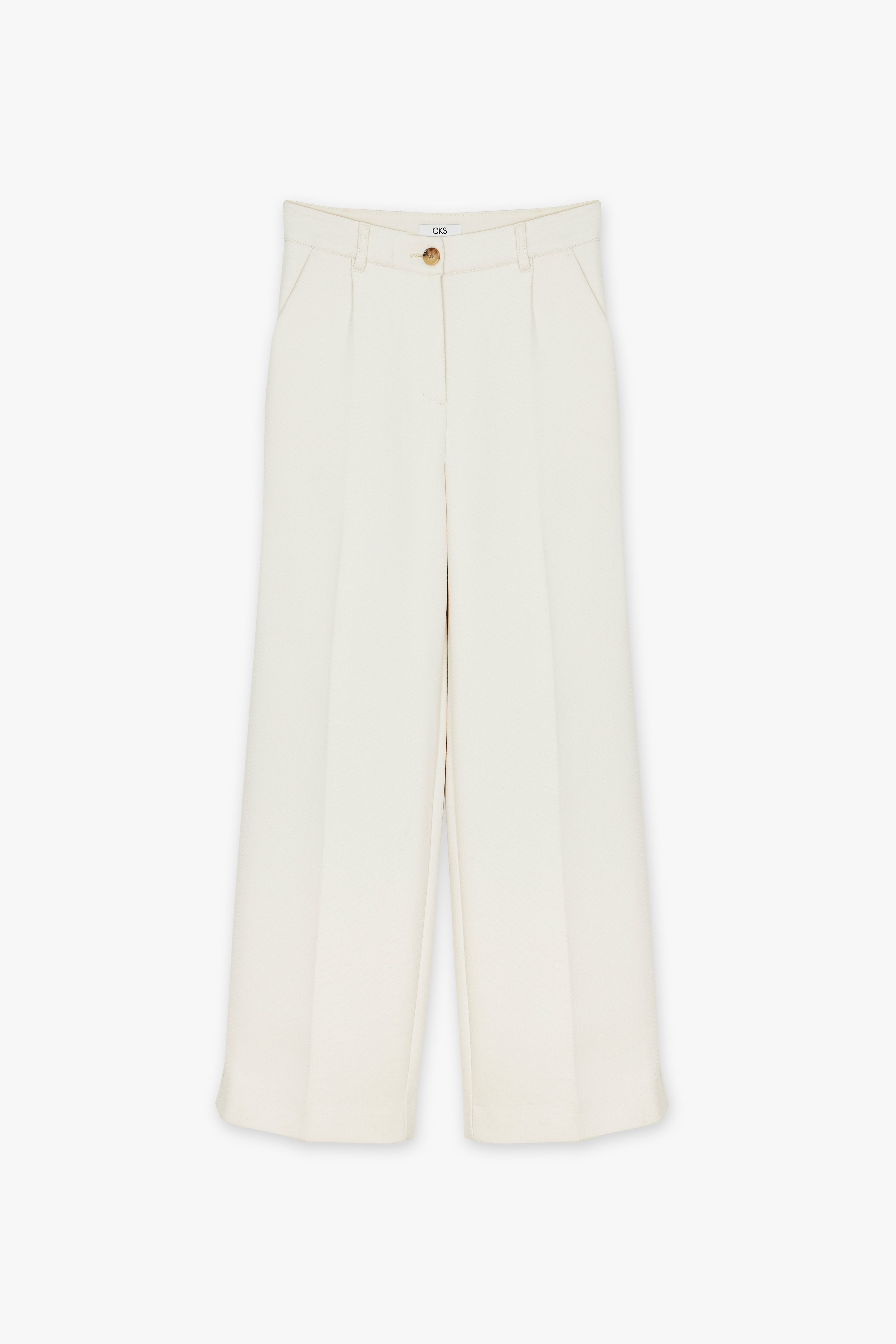 CKS Dames - RODA - pantalon long - blanc