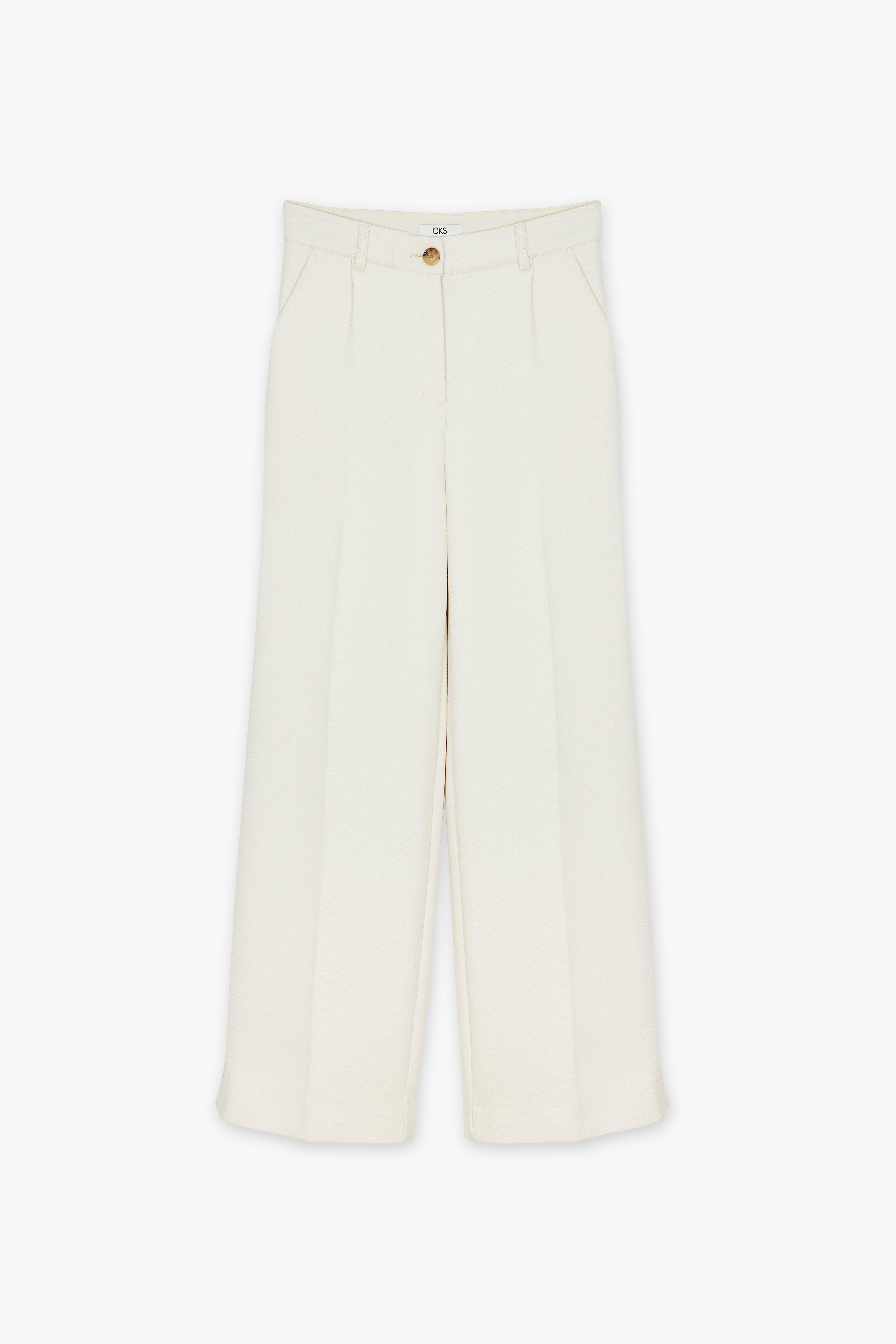 CKS Dames - RODA - pantalon long - blanc