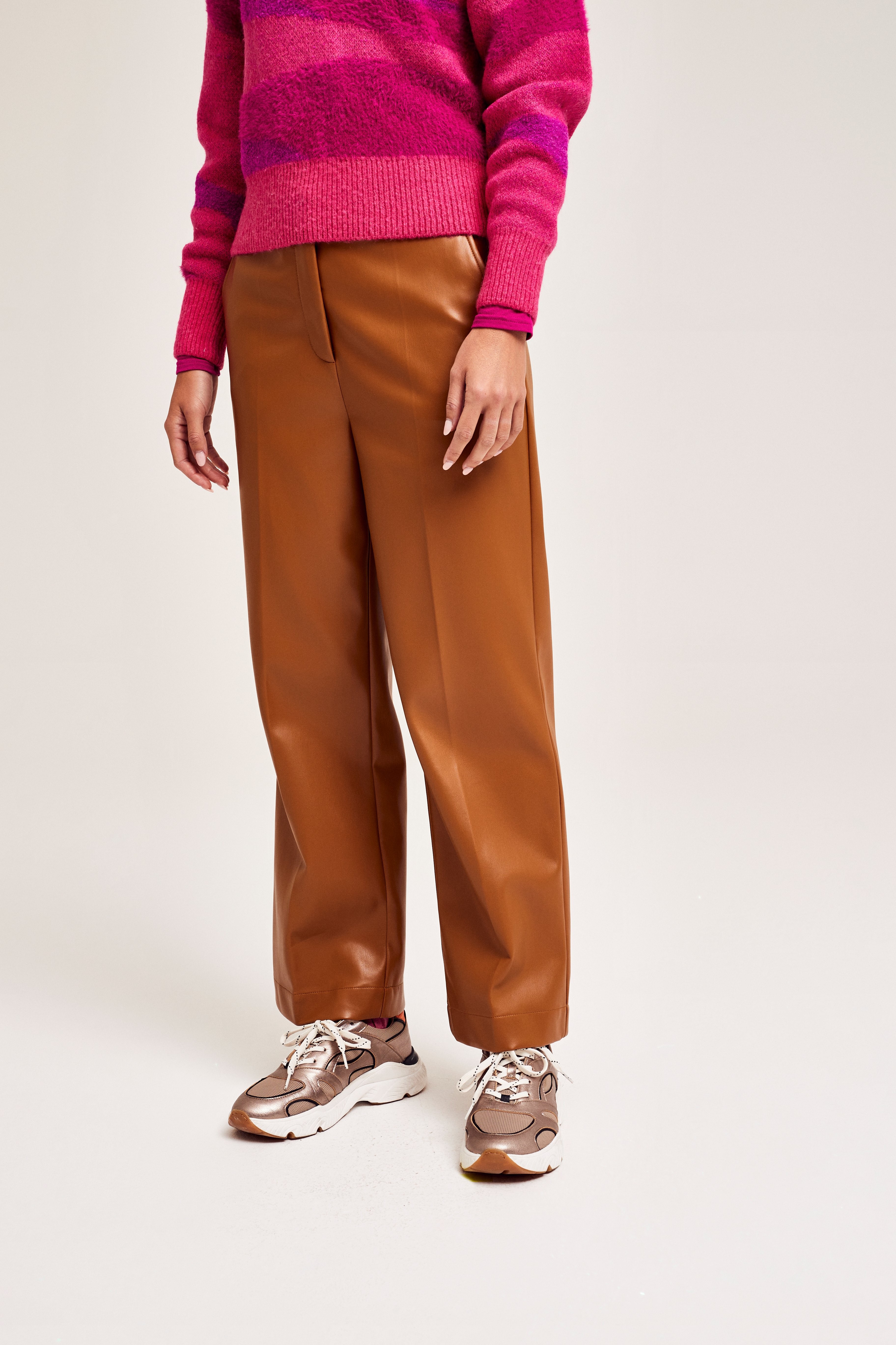 CKS Dames - TONKSON - ankle trousers - bright brown