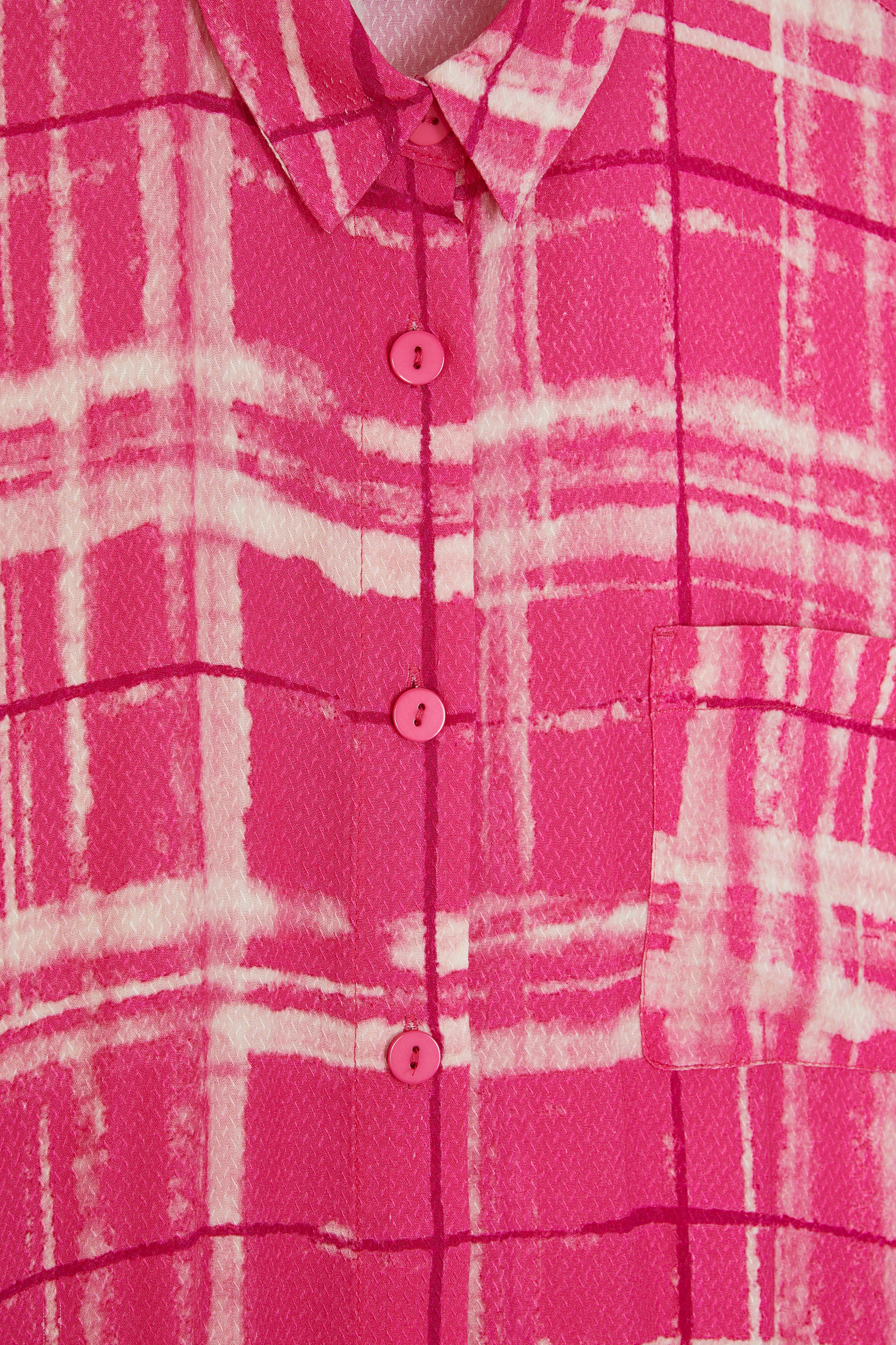 CKS Dames - WAZNA - blouse korte mouwen - roze