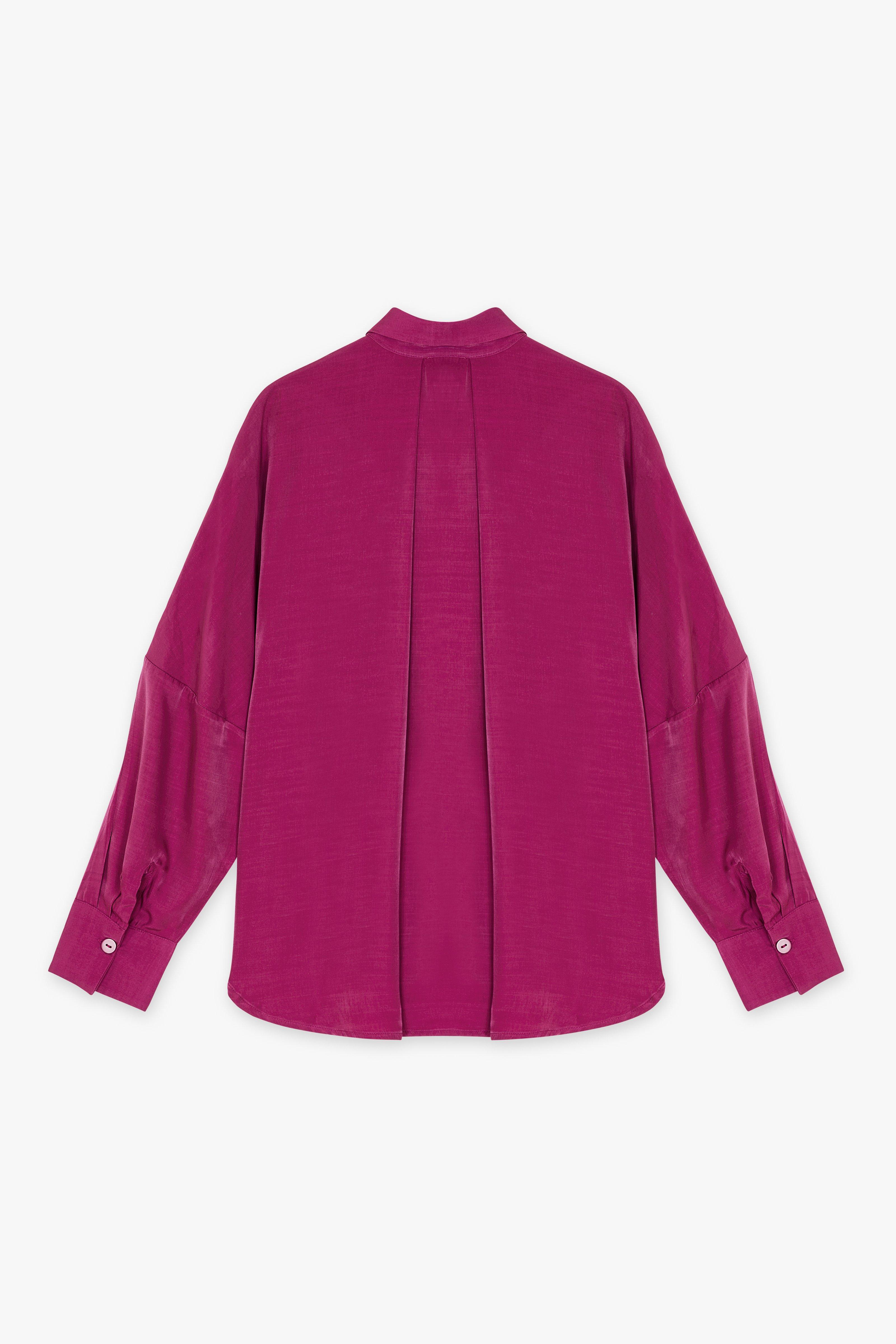 CKS Dames - WAZNA - blouse korte mouwen - oudroze