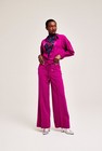 CKS Dames - WAZNA - blouse short sleeves - dark pink