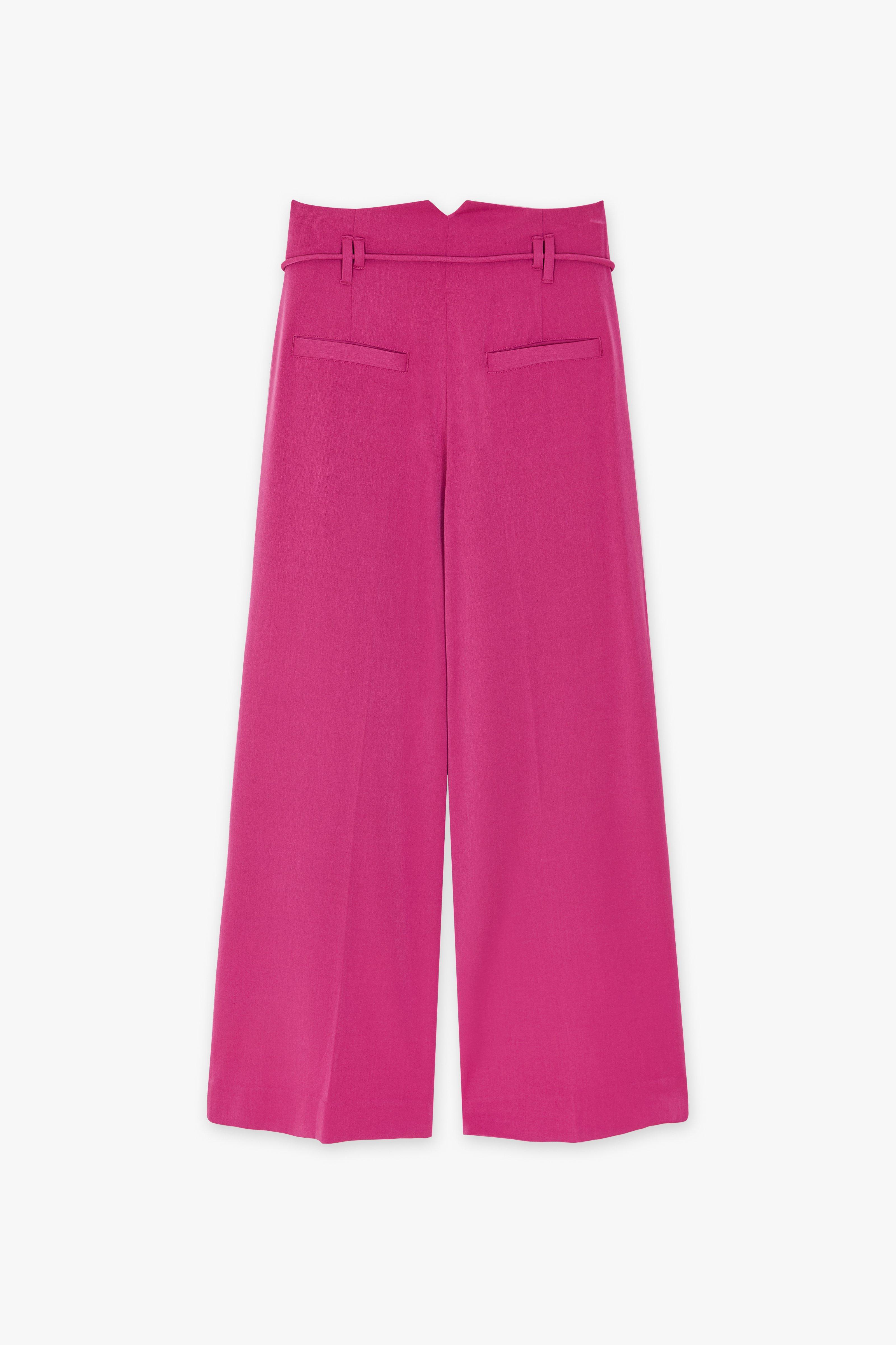 CKS Dames - BLISS - ankle trousers - dark pink