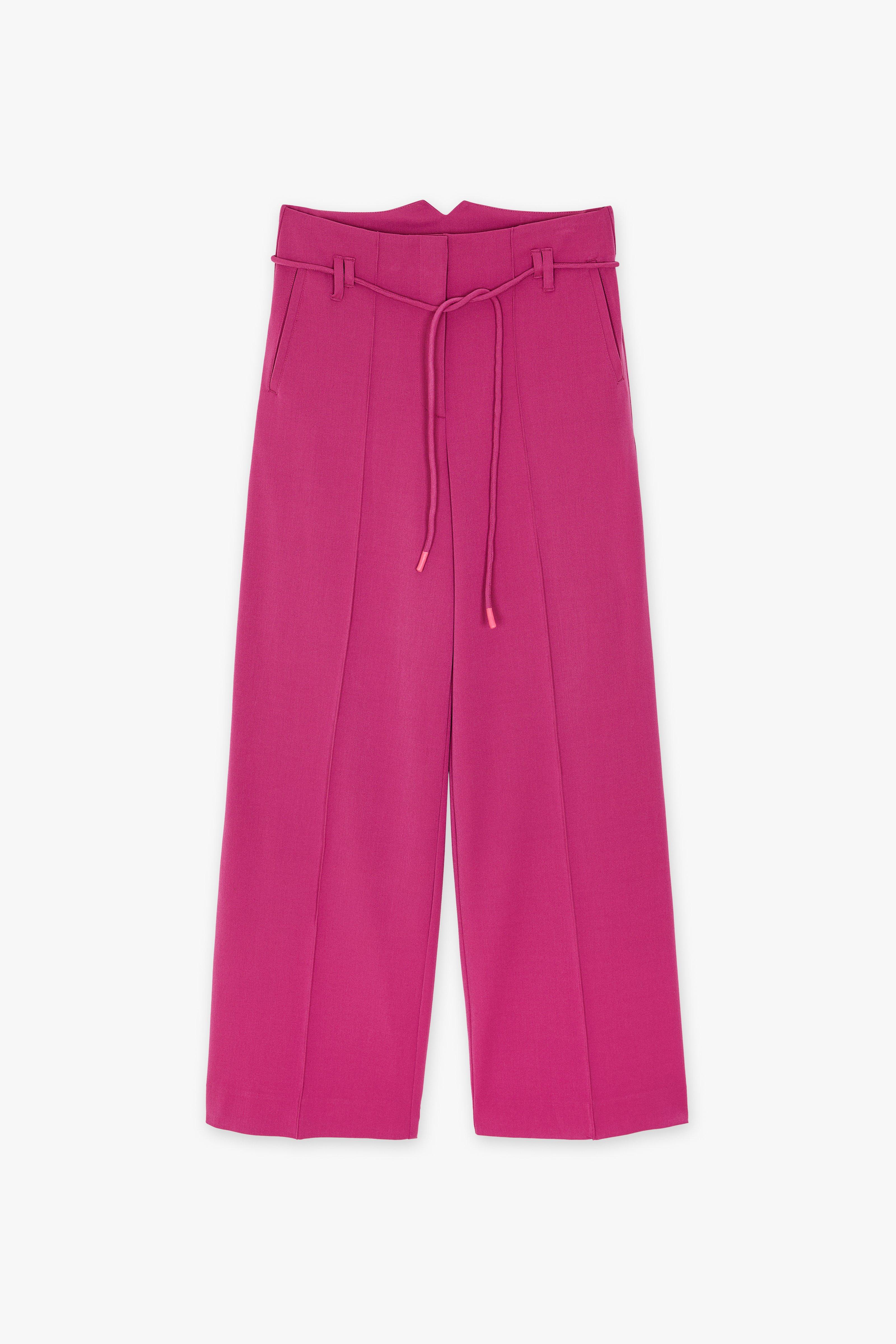 CKS Dames - BLISS - ankle trousers - dark pink