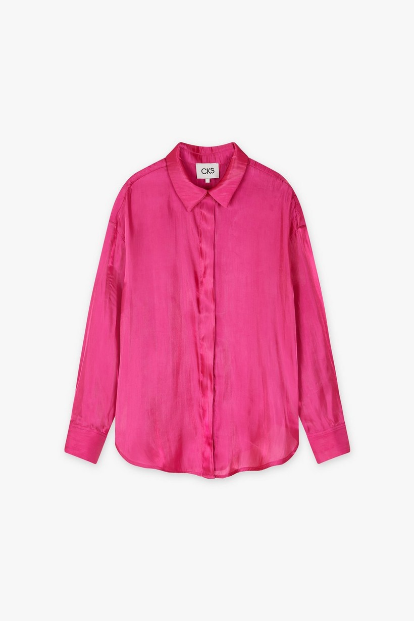 CKS Dames - RUTTEN - blouse lange mouwen - roze