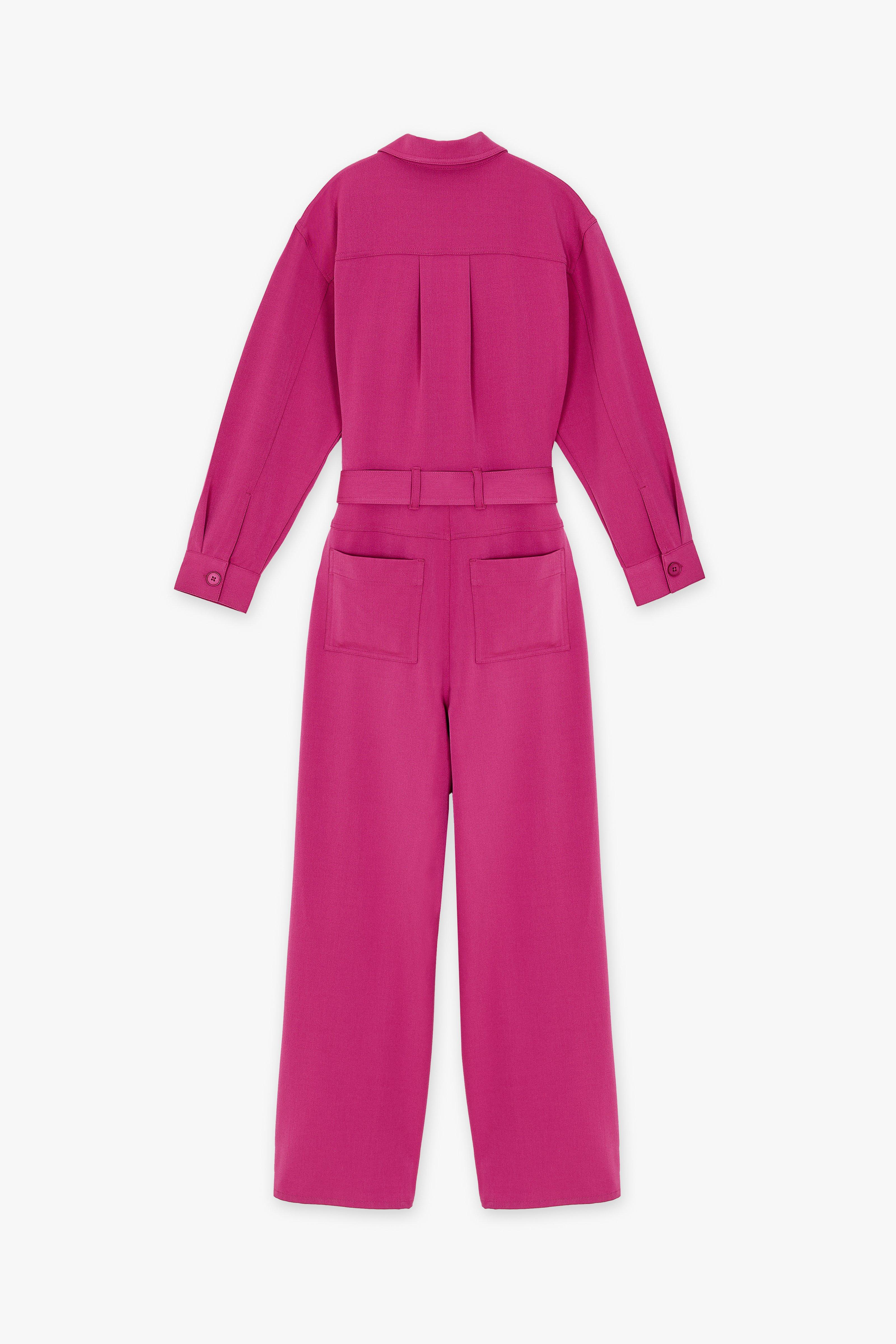 CKS Dames - TEDDY - long jumpsuit - dark pink