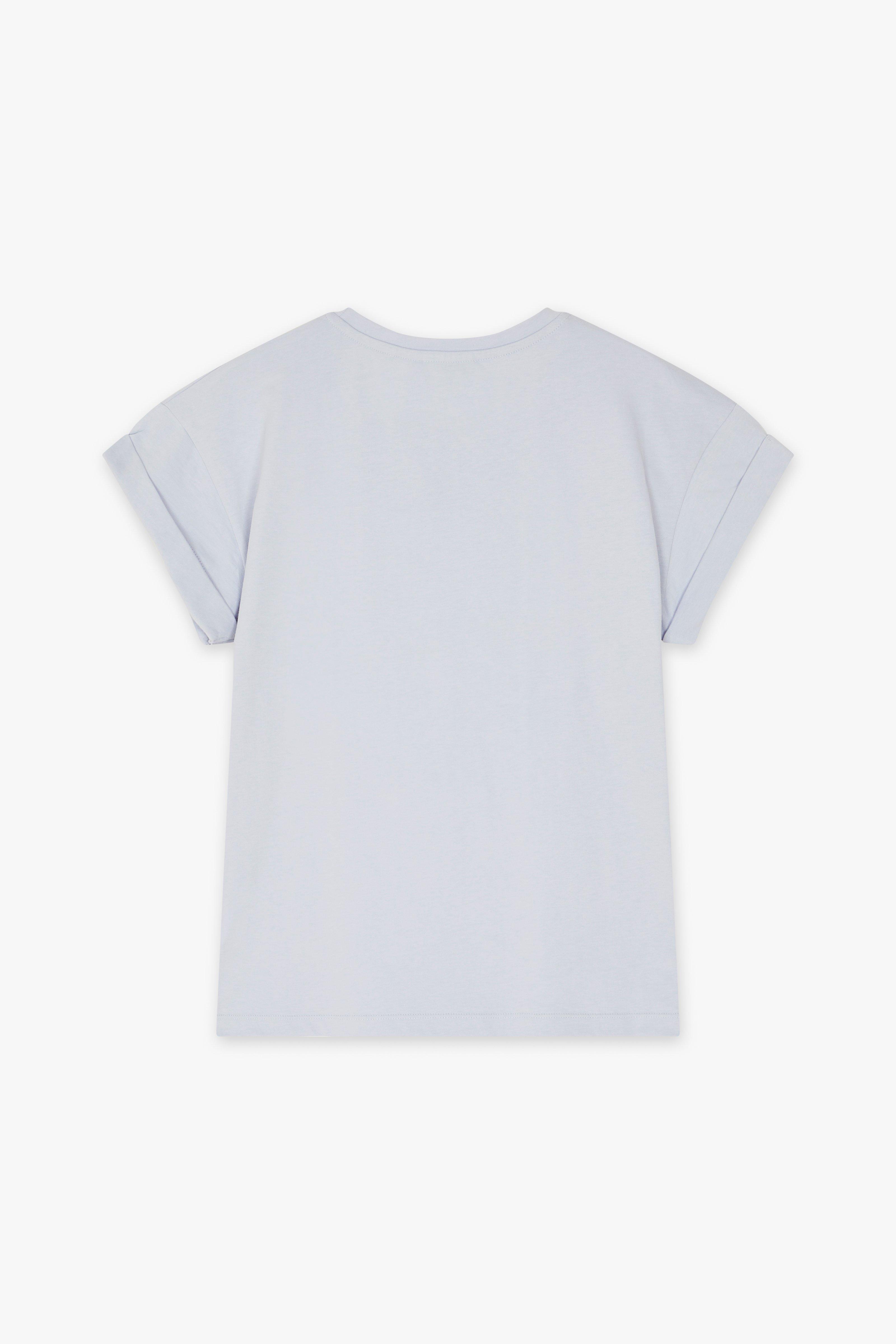 CKS Dames - JUNA - t-shirt short sleeves - light blue