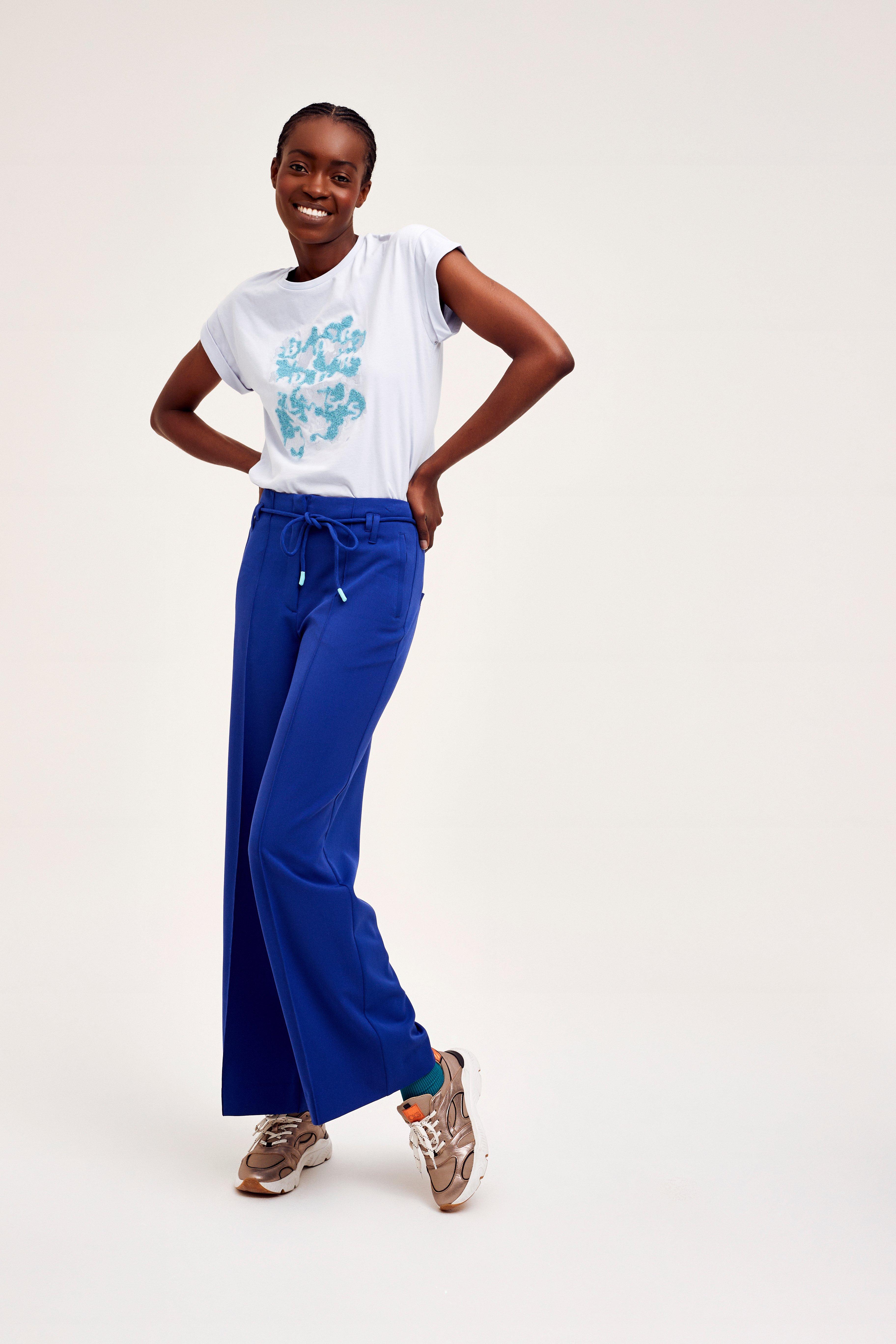 CKS Dames - JUNA - T-Shirt Kurzarm - Hellblau