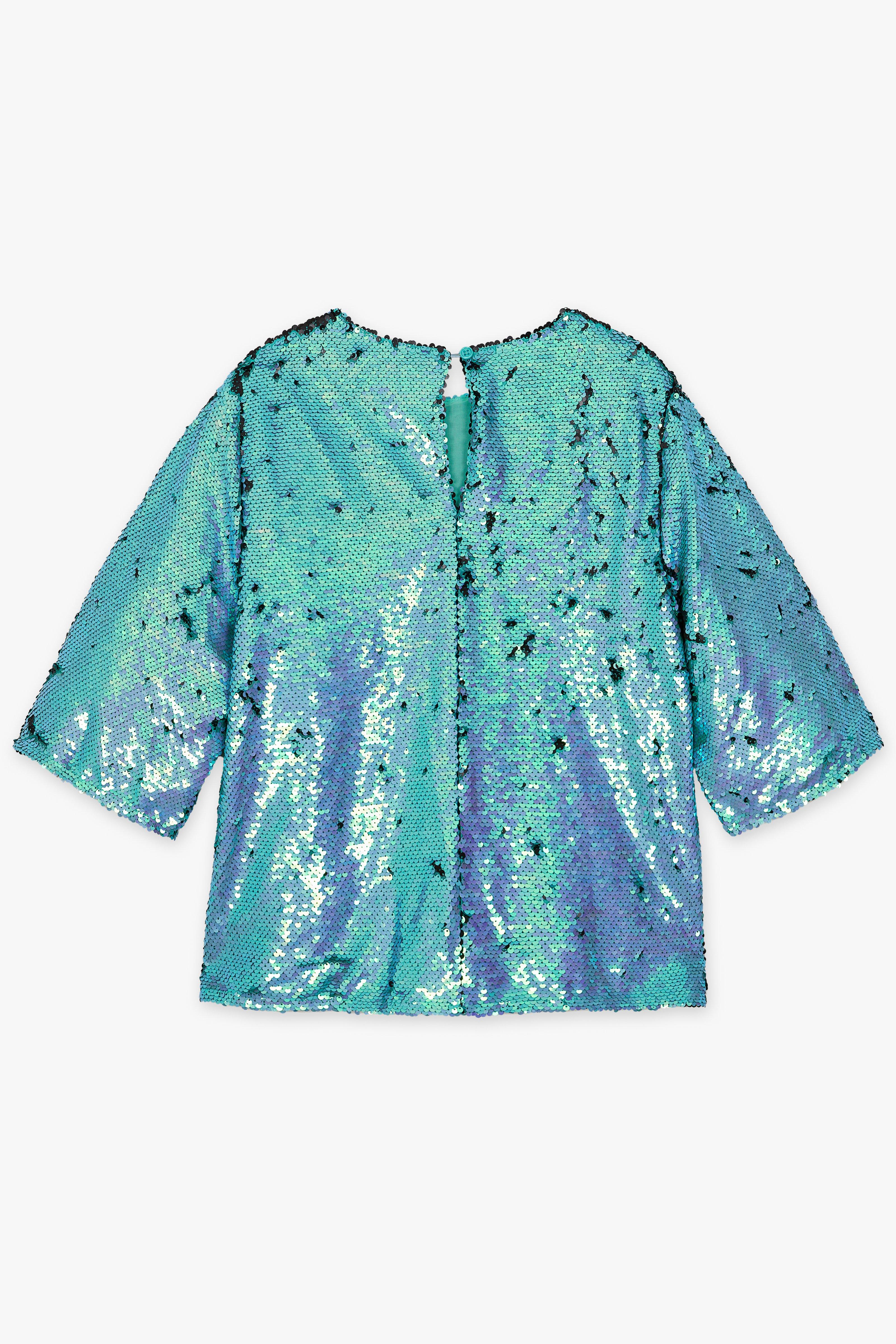 CKS Dames - TIRIA - blouse lange mouwen - intens blauw