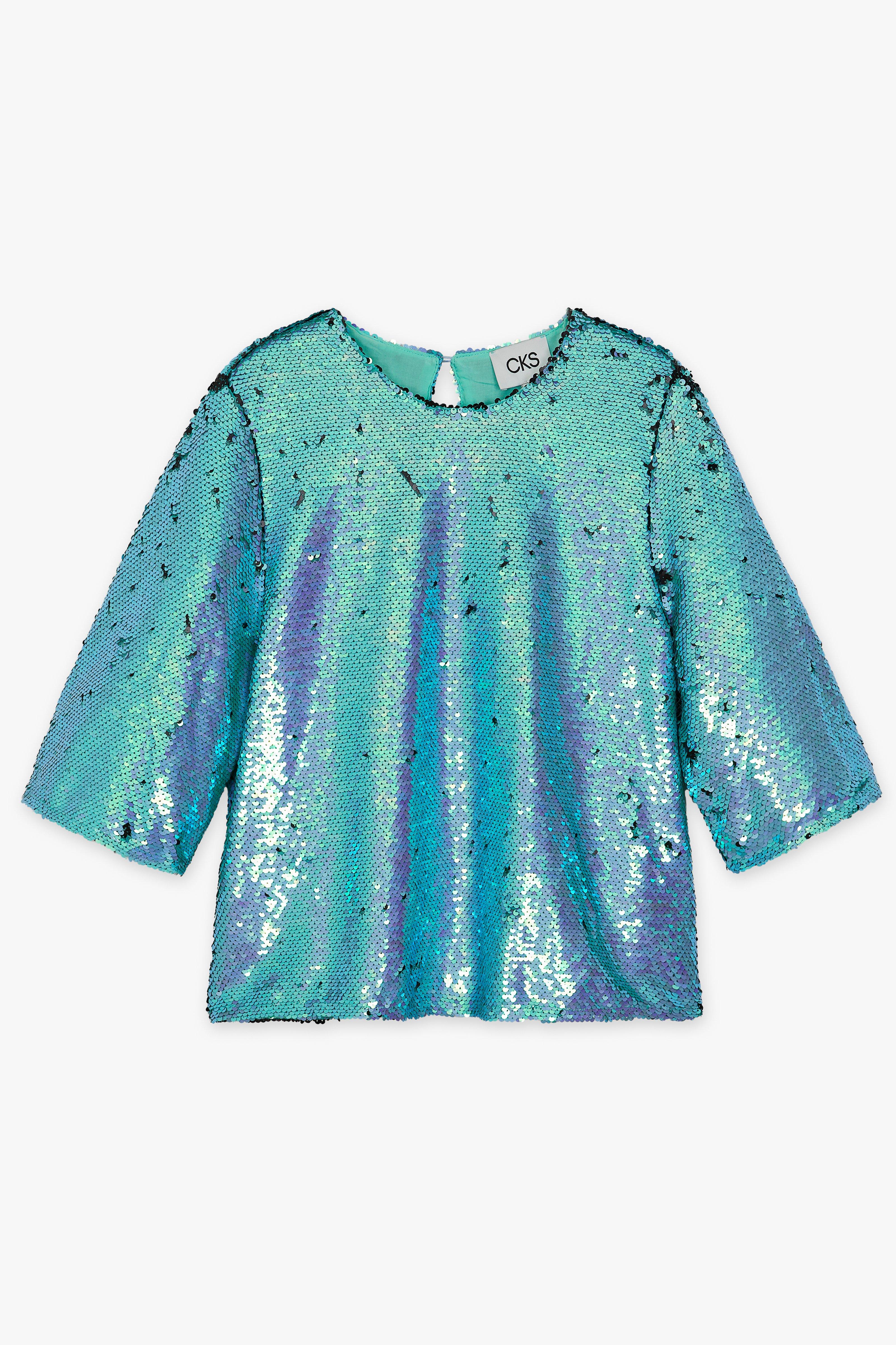 CKS Dames - TIRIA - blouse long sleeves - vivid blue