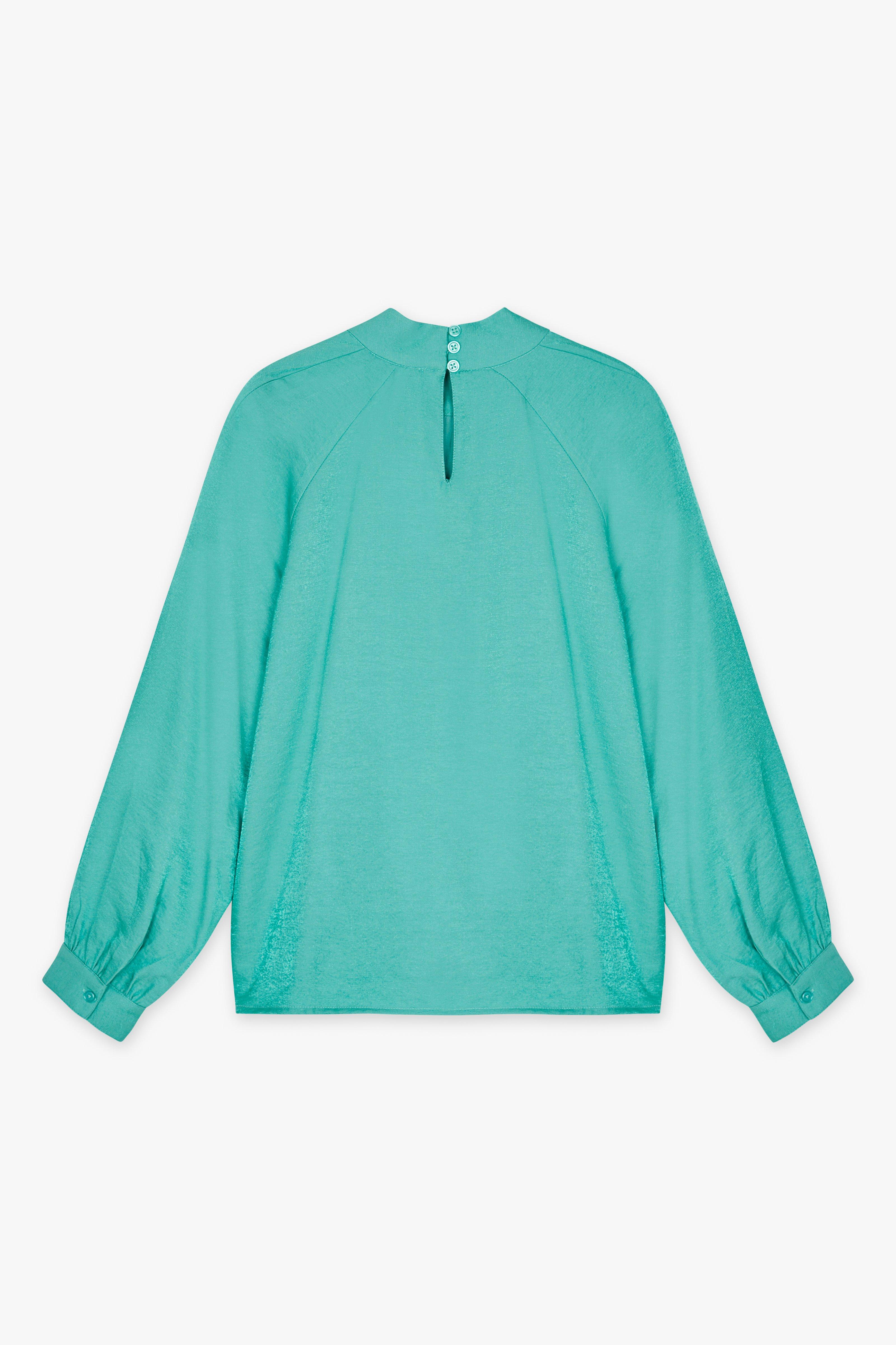 CKS Dames - SHAY - blouse korte mouwen - felblauw