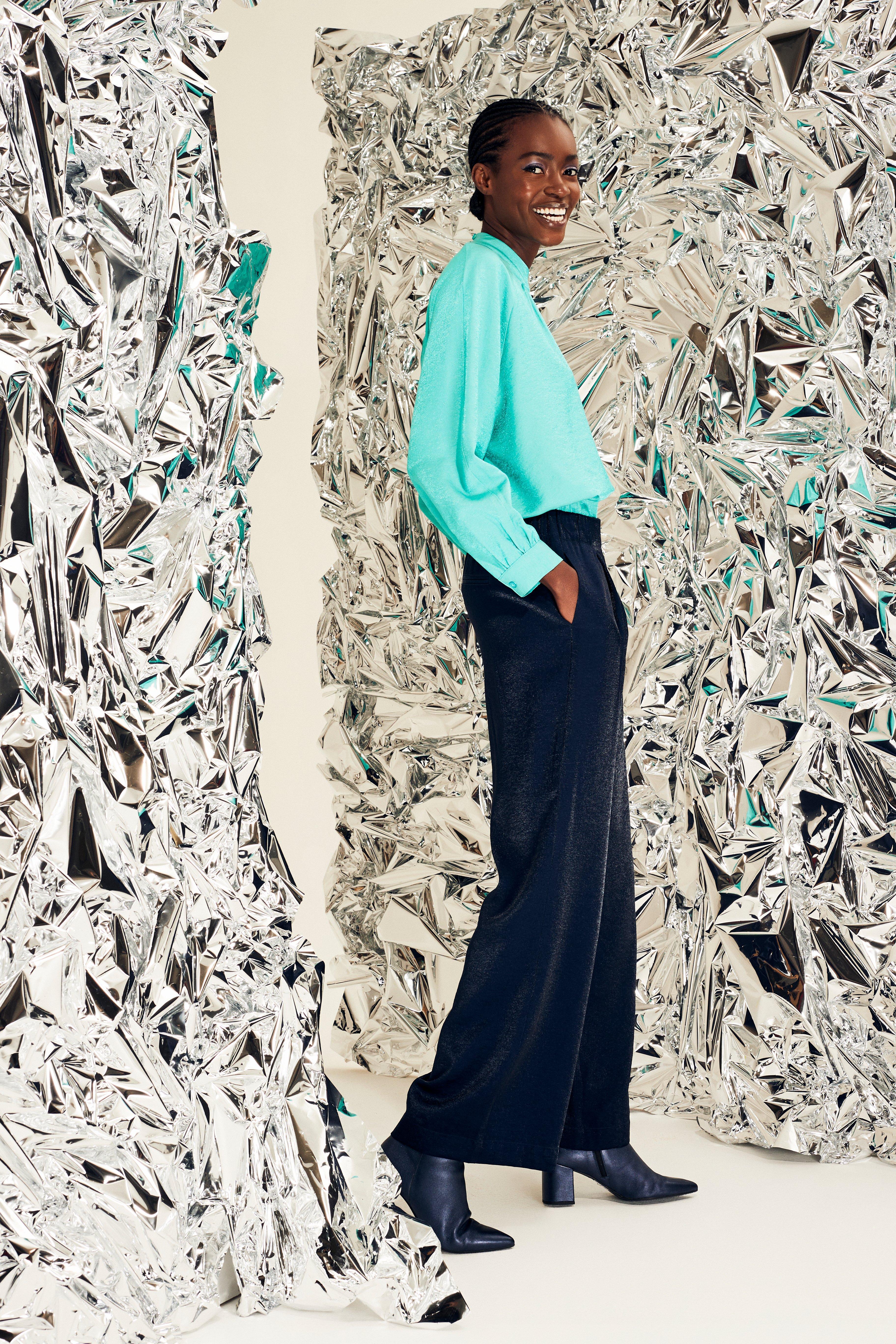 CKS Dames - SHAY - blouse korte mouwen - felblauw
