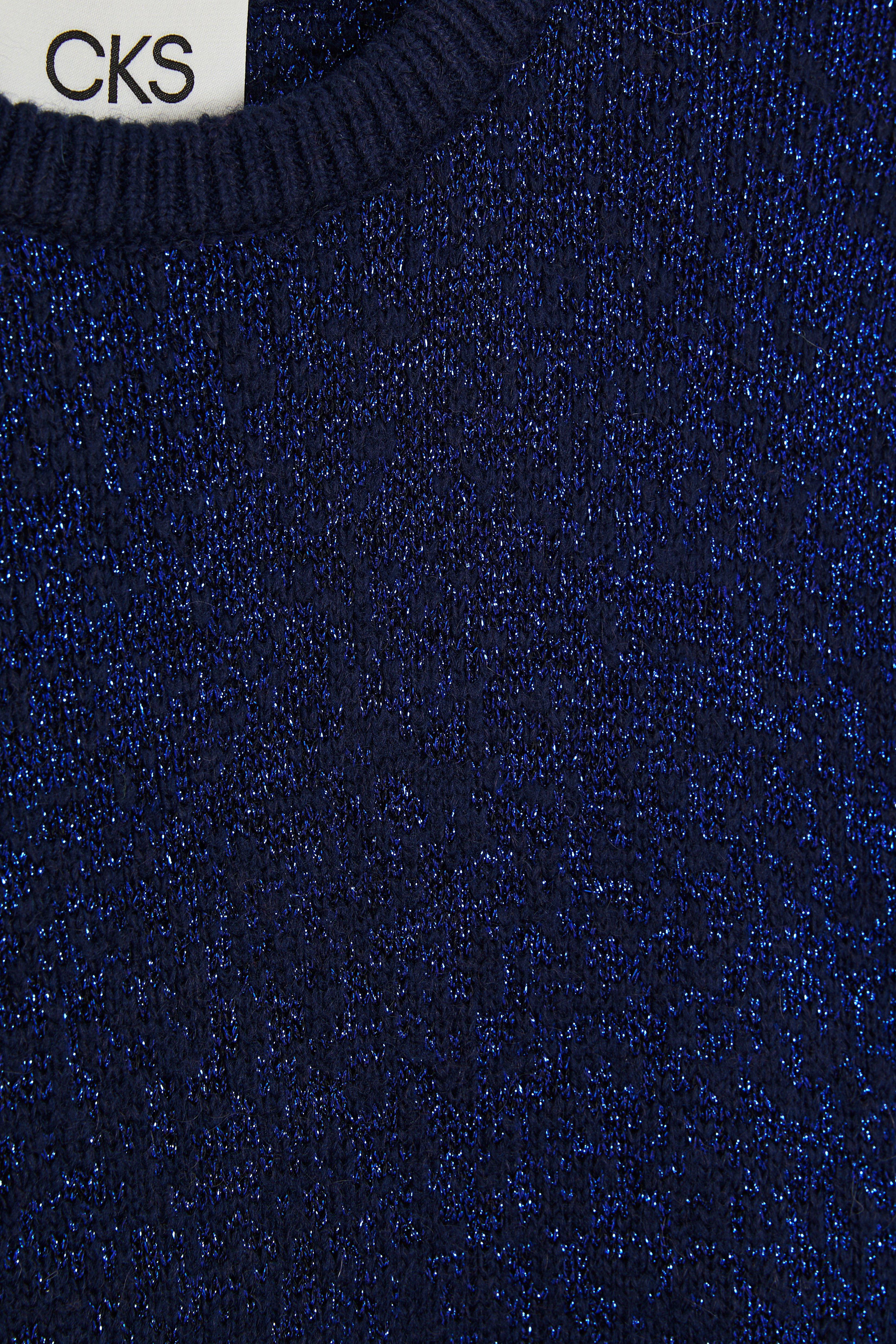 CKS Dames - PERCENT - pullover - bleu foncé