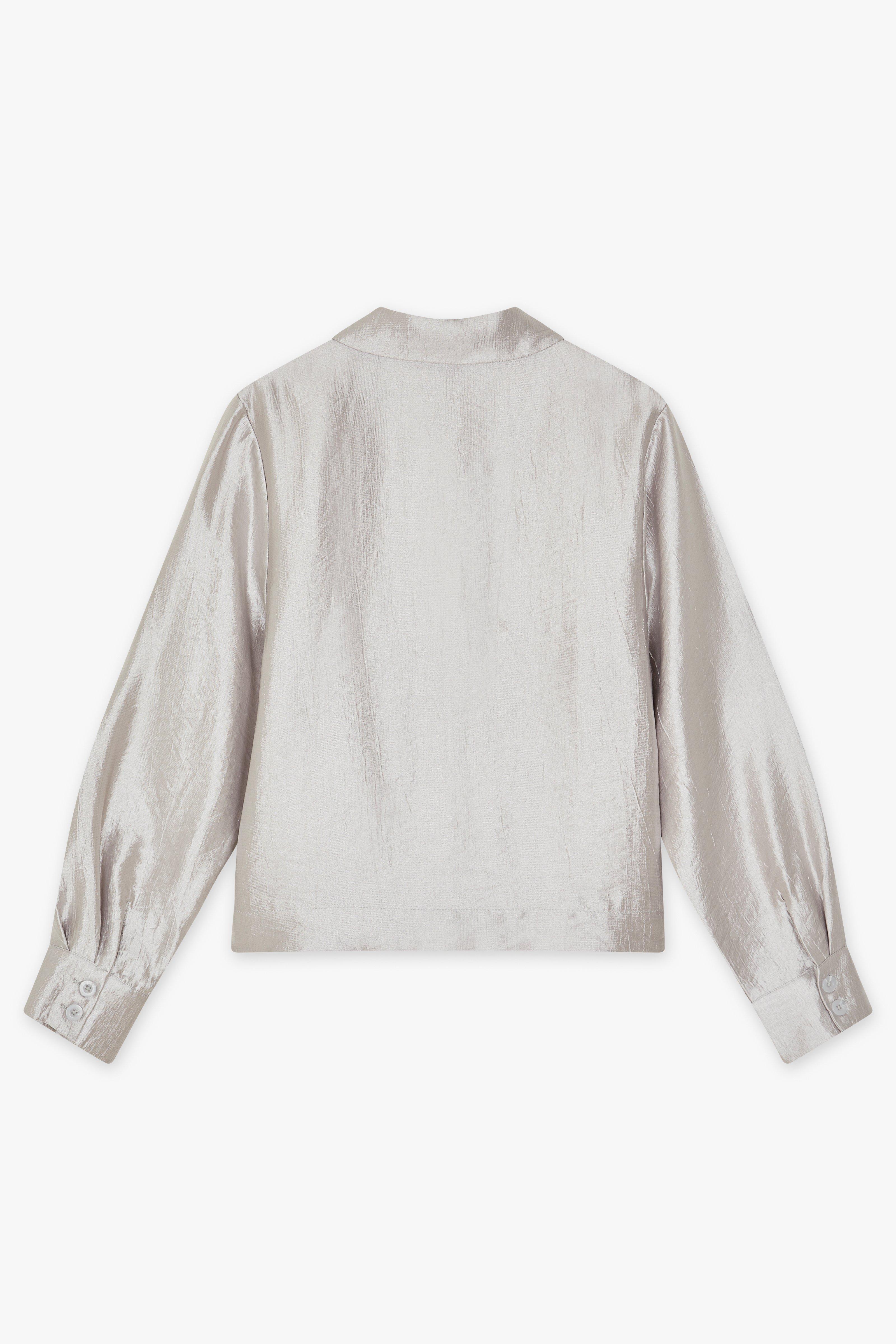 CKS Dames - SELINOS - blouse short sleeves - grey