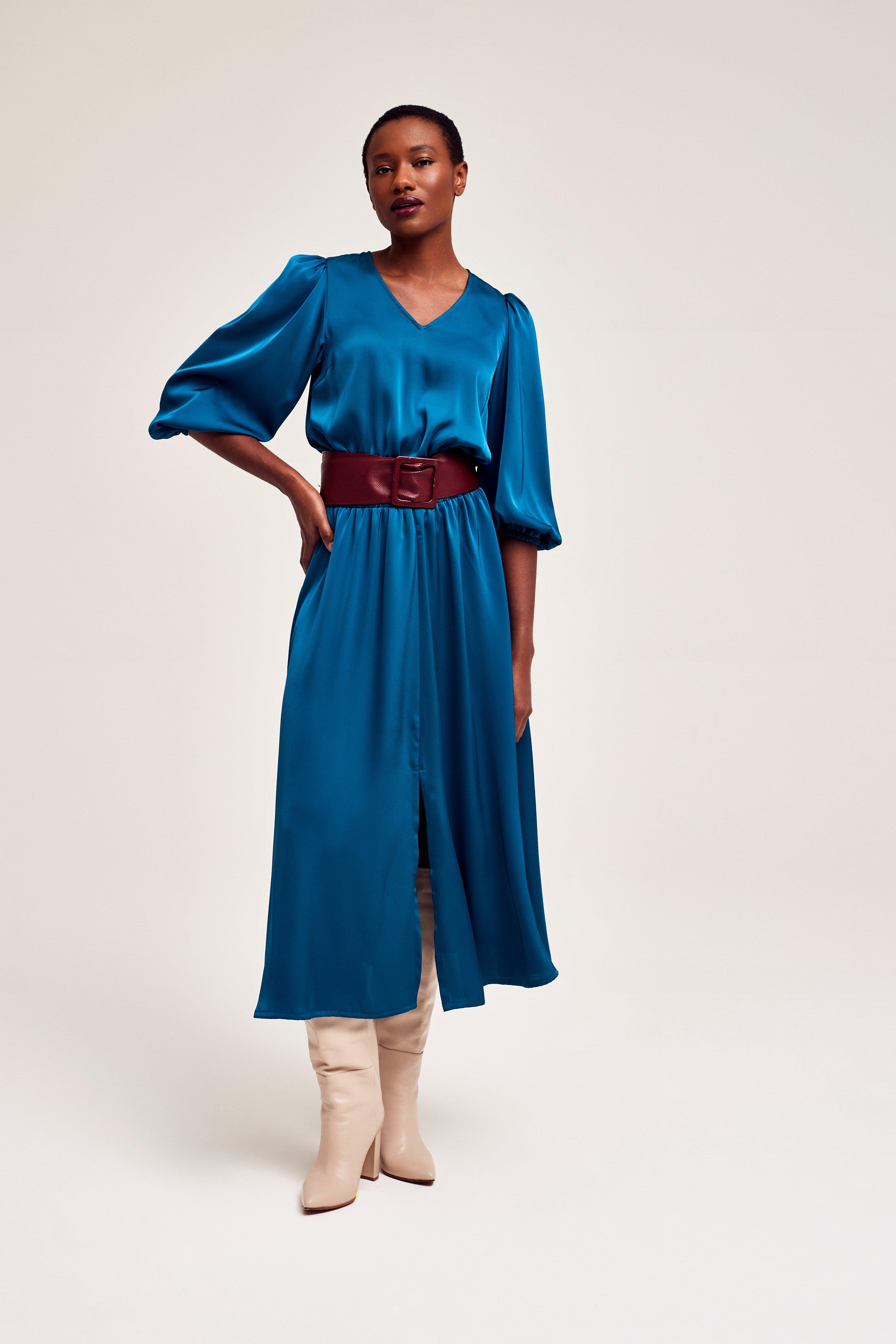 CKS Dames - WIMBLEDON - midi dress - dark blue