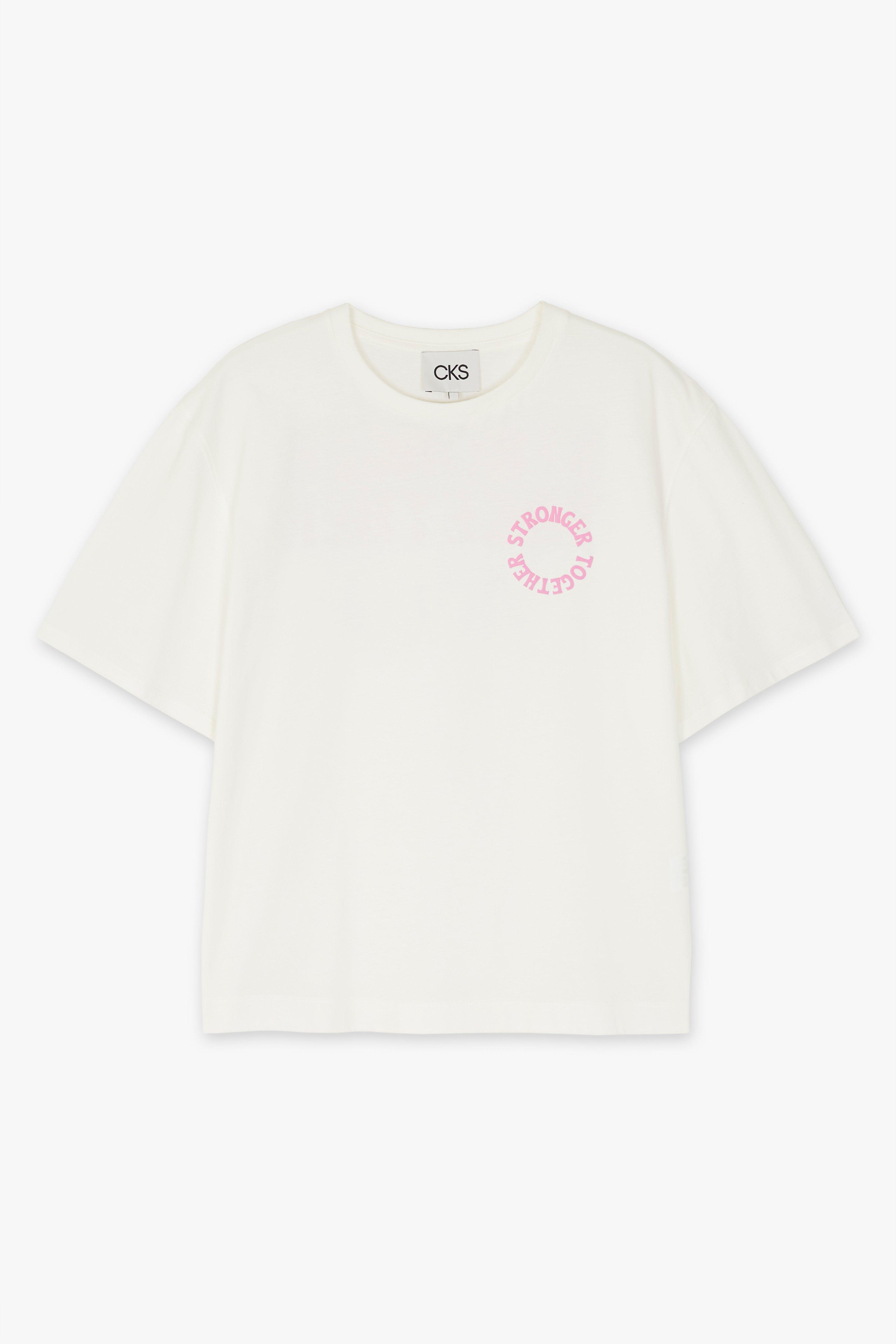 CKS Dames - SARIA - t-shirt short sleeves - white