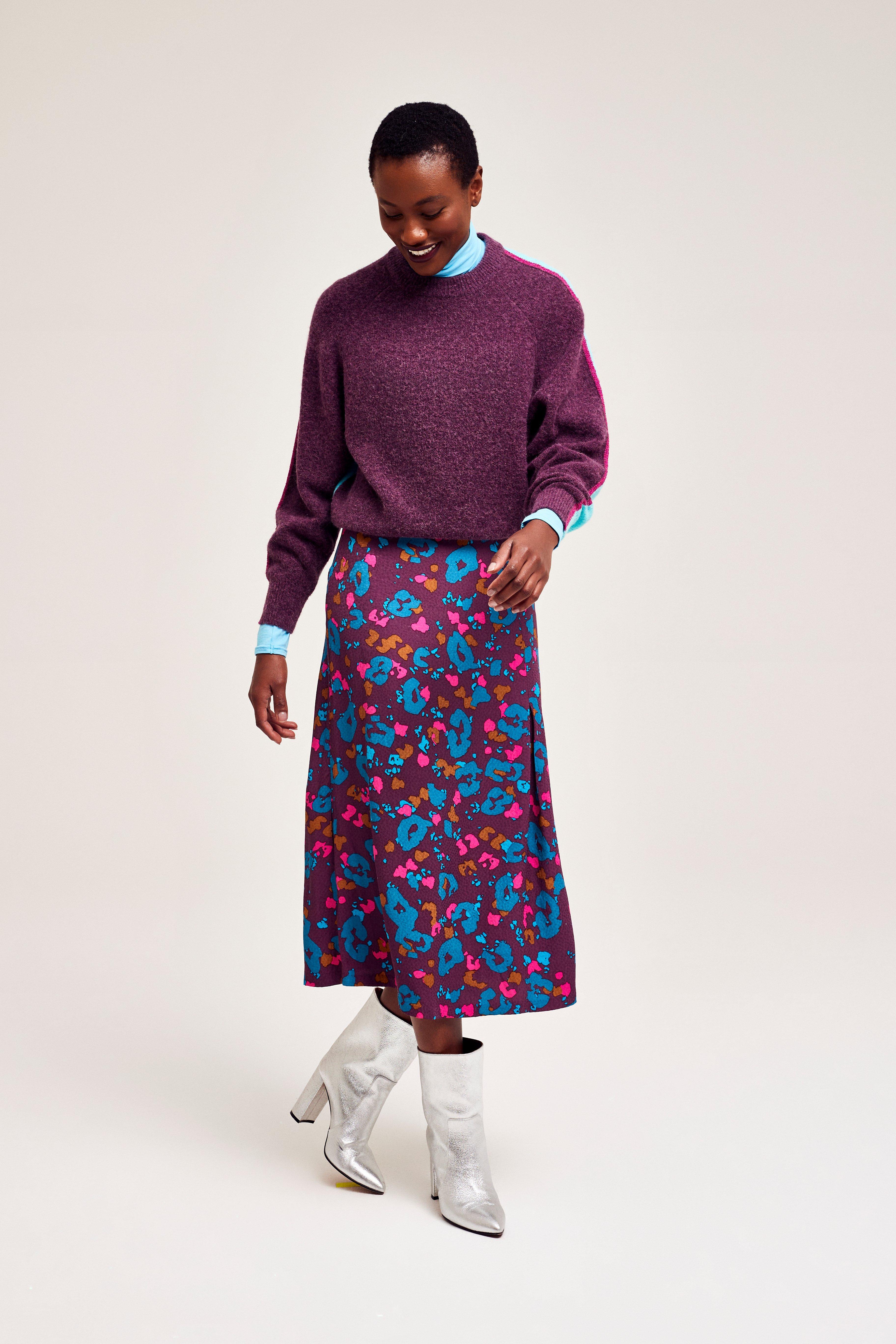 CKS Dames - SKIN - midi skirt - multicolor