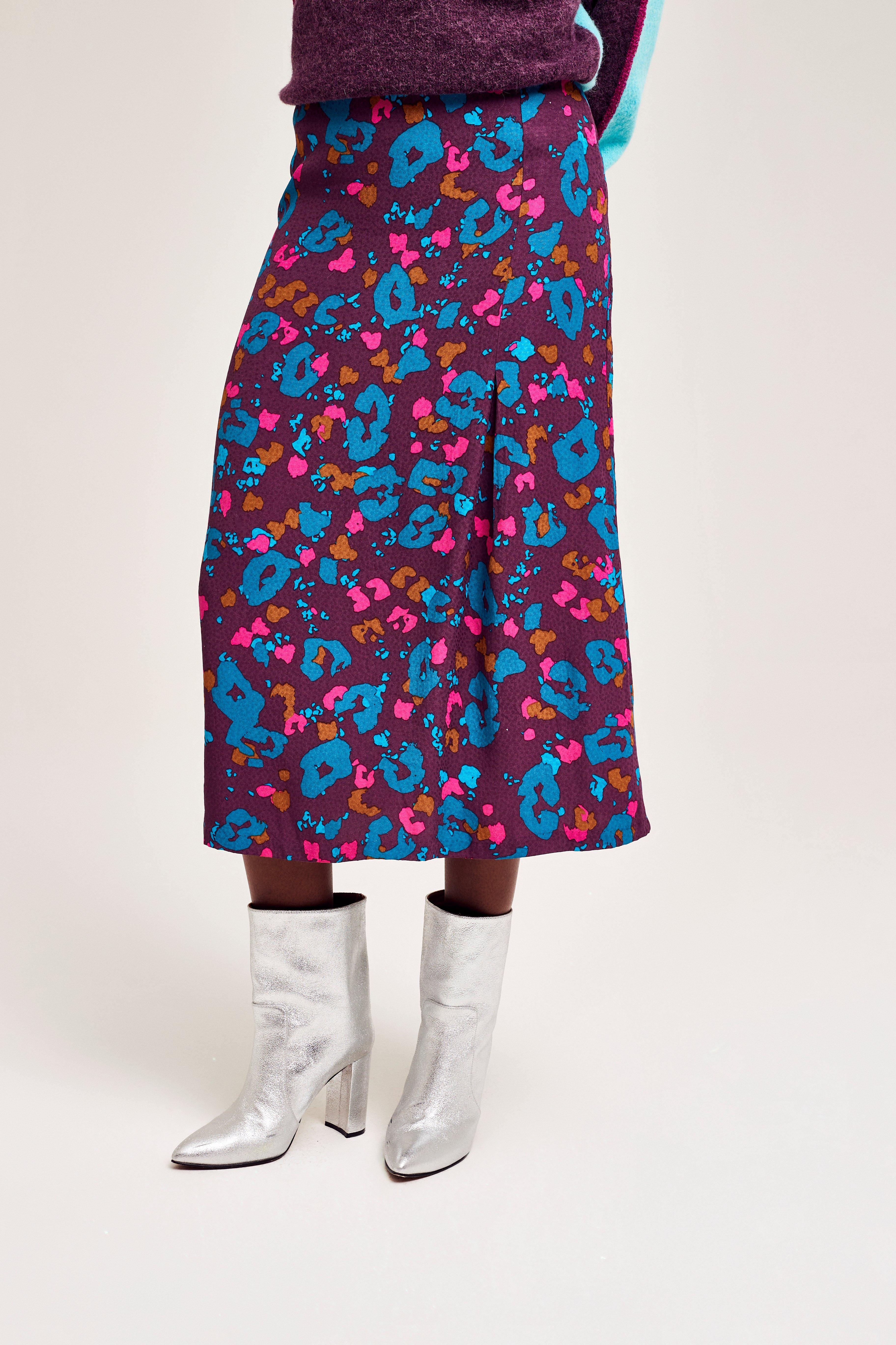 CKS Dames - SKIN - midijupe - multicolore