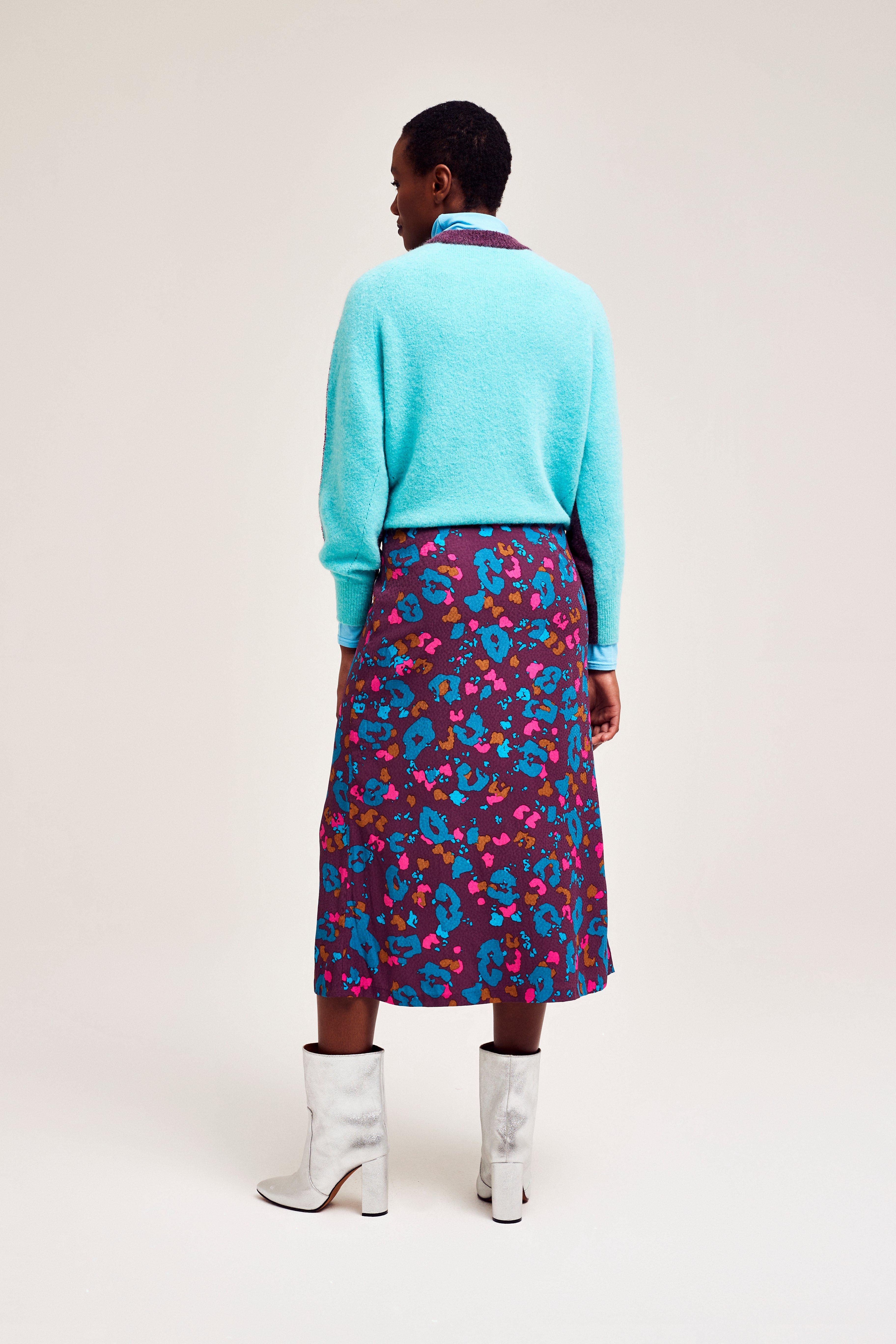 CKS Dames - SKIN - midi skirt - multicolor