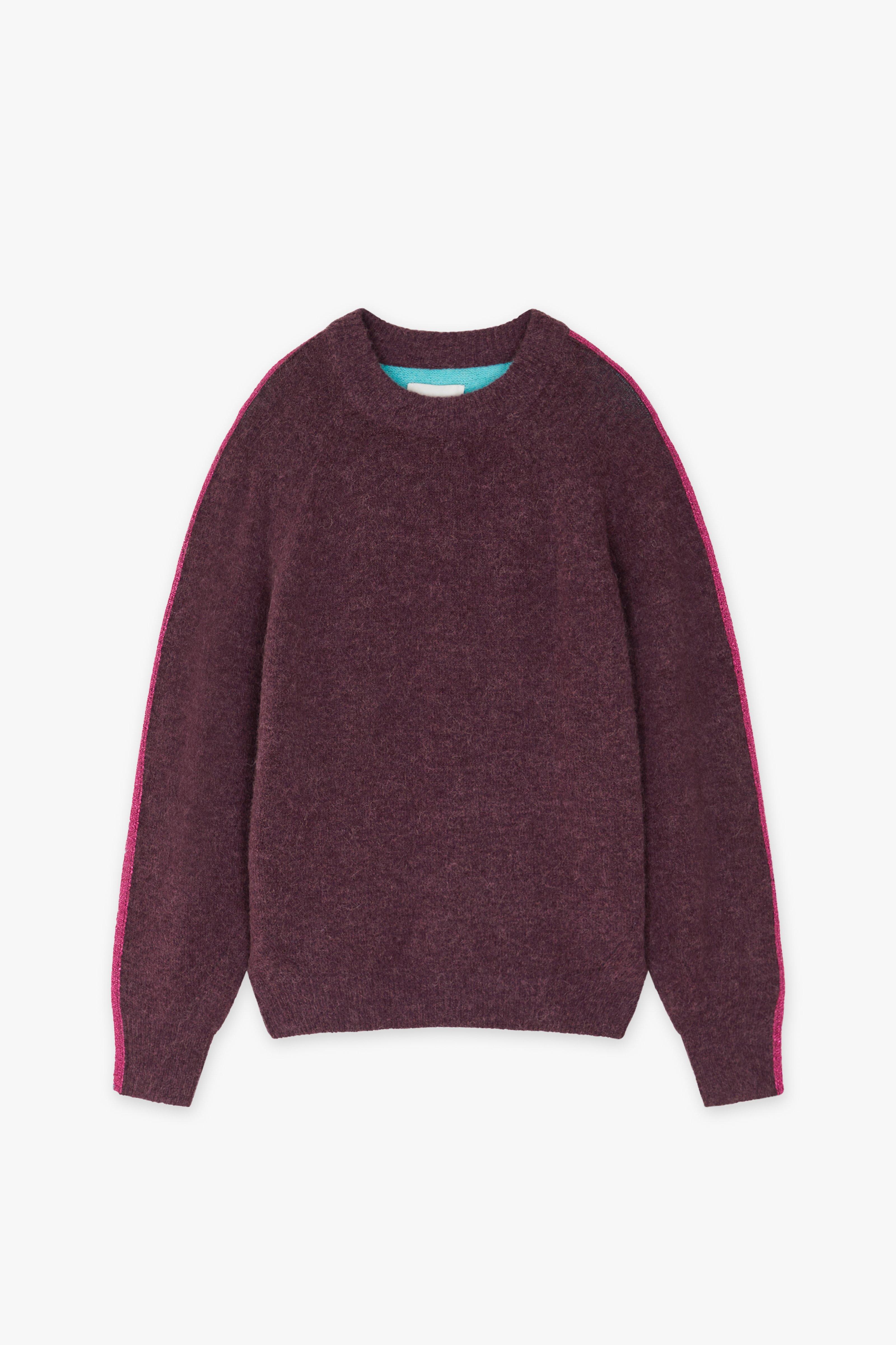 CKS Dames - PAD - pullover - rouge foncé