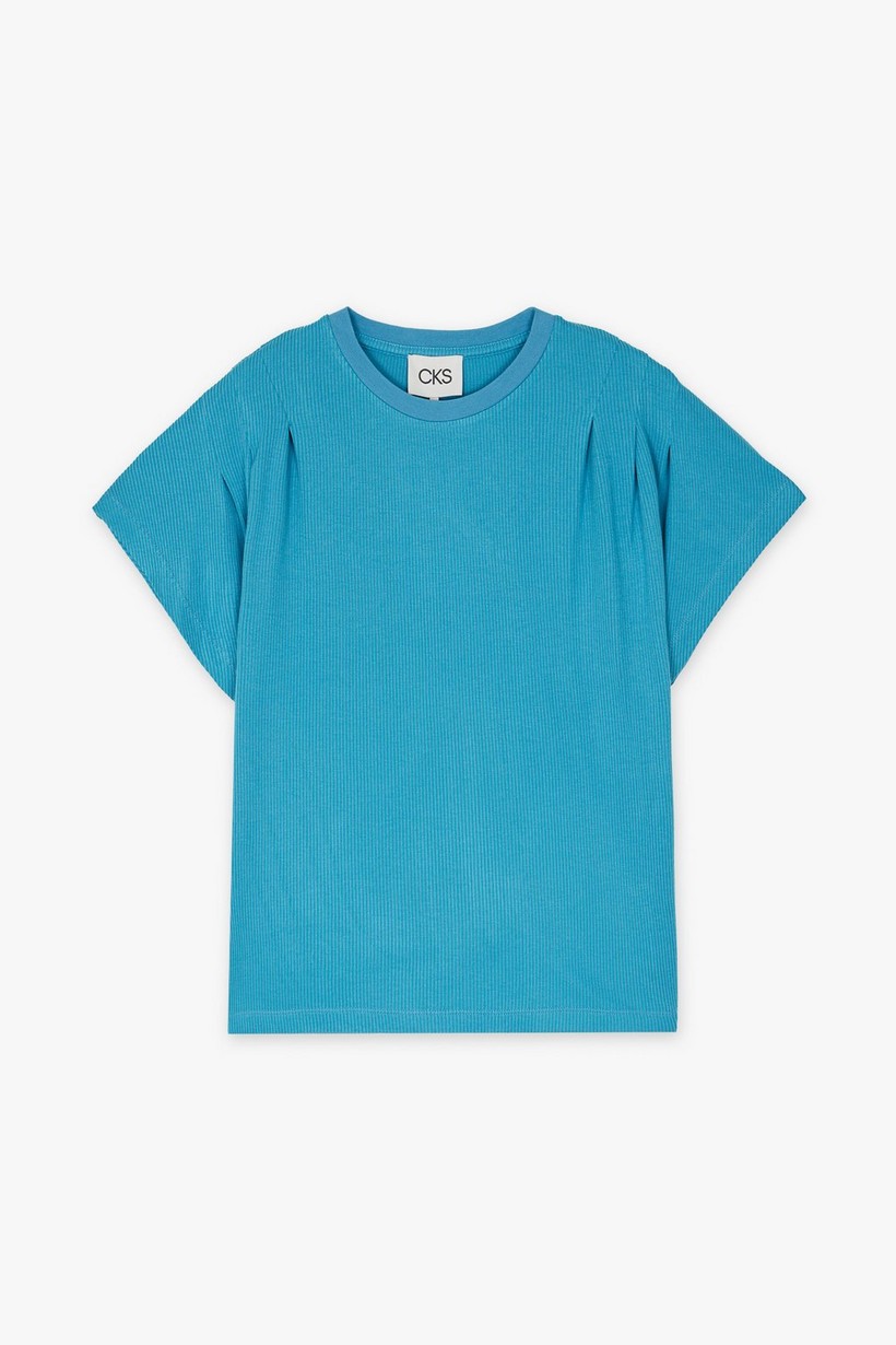 CKS Dames - JAZZY - t-shirt short sleeves - vivid blue