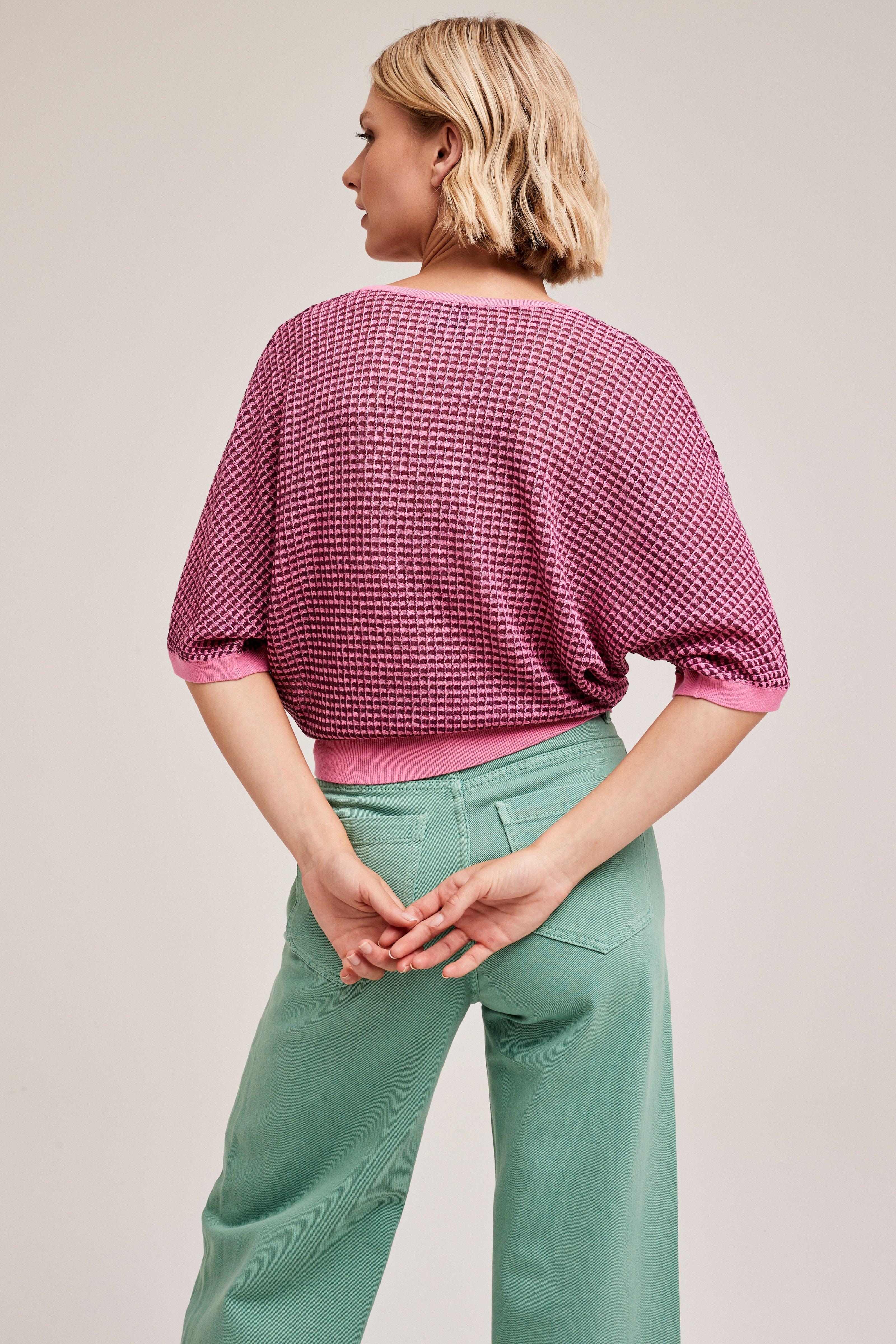 CKS Dames - PRIK - knitted top - light pink