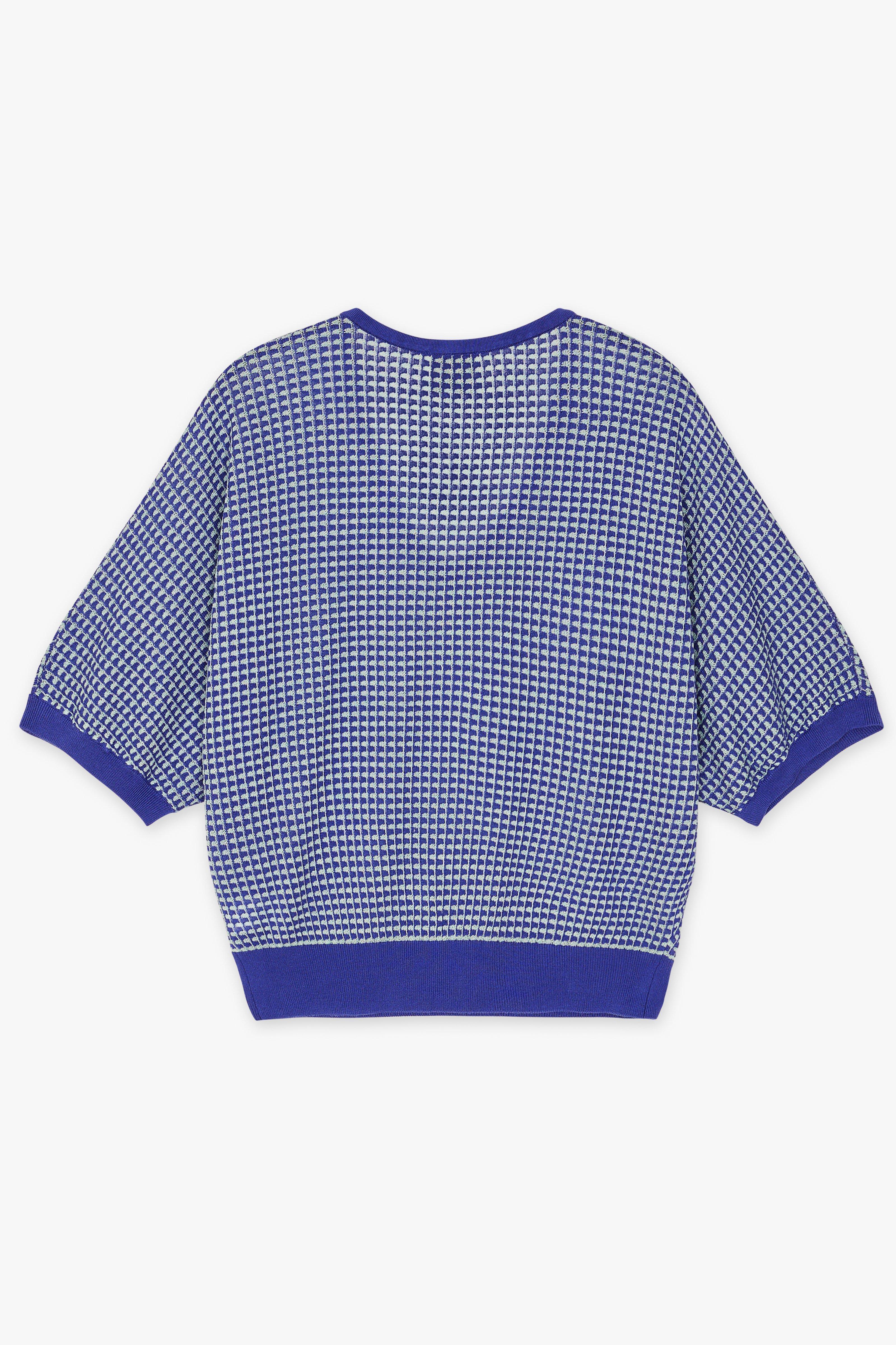 CKS Dames - PRIK - knitted top - blue