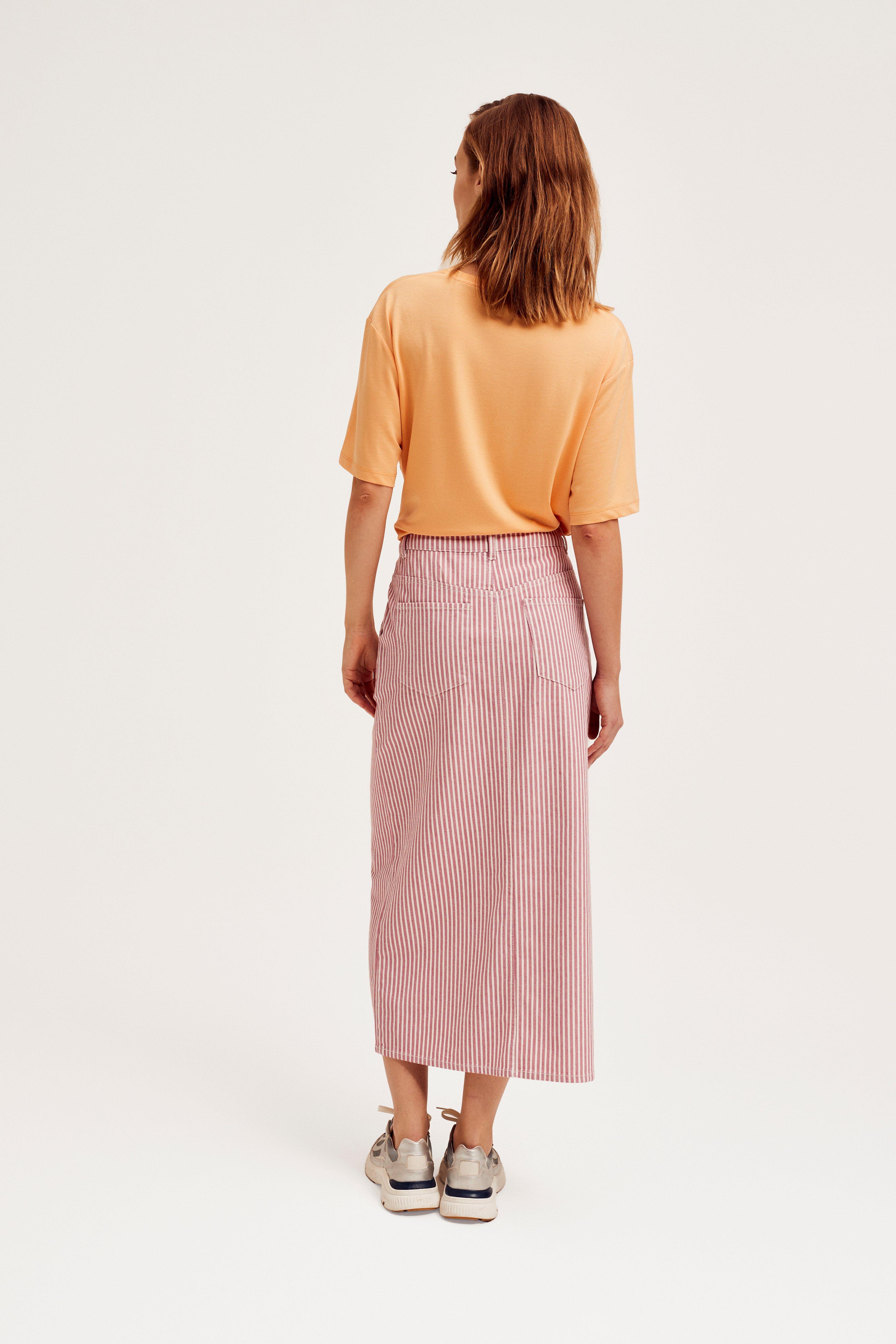 CKS Dames - SKIPPER - midi skirt - light pink