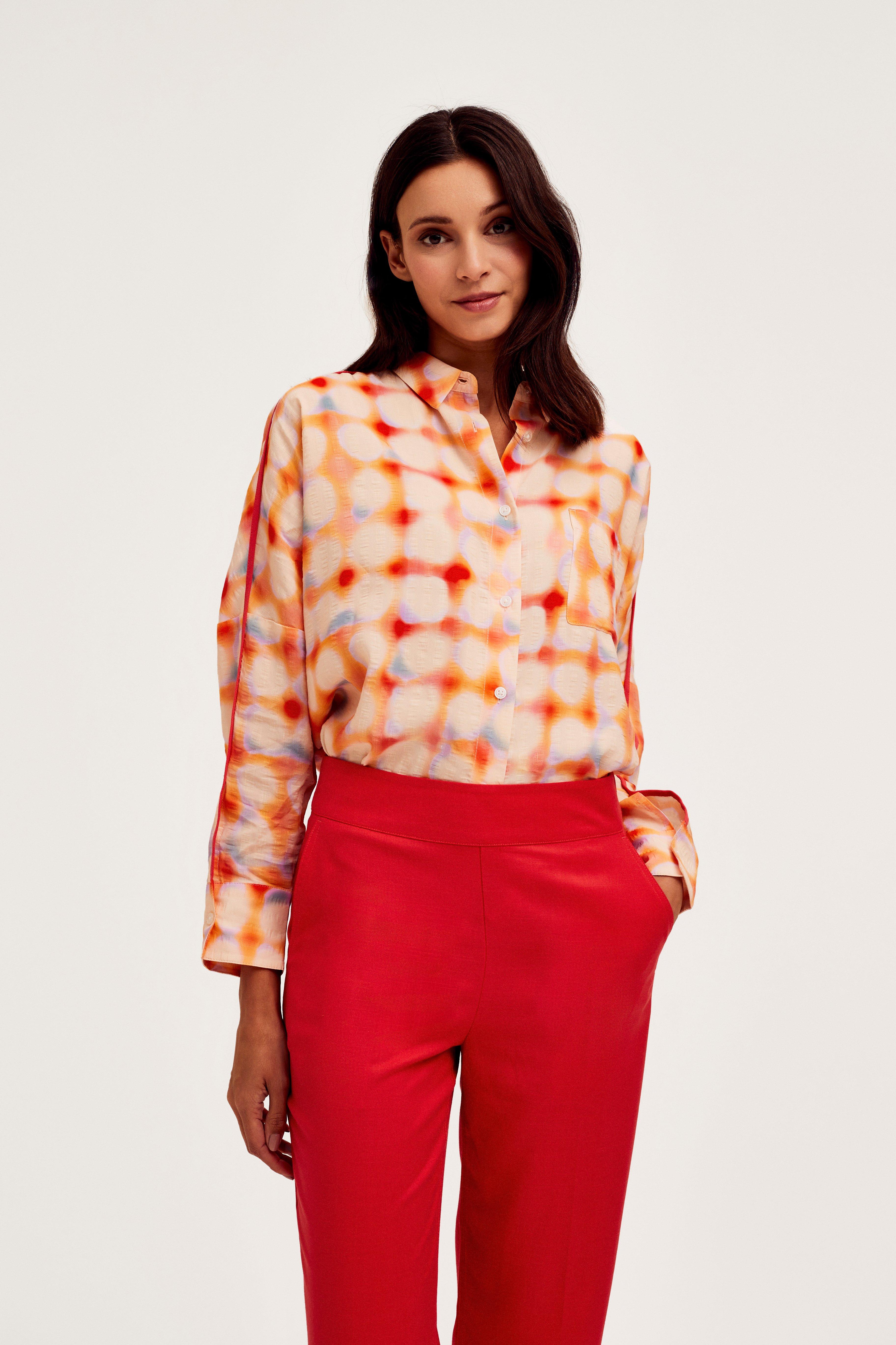 CKS Dames - BLOSSOM - Bluse Kurze Ärmel - Mehrfarbig