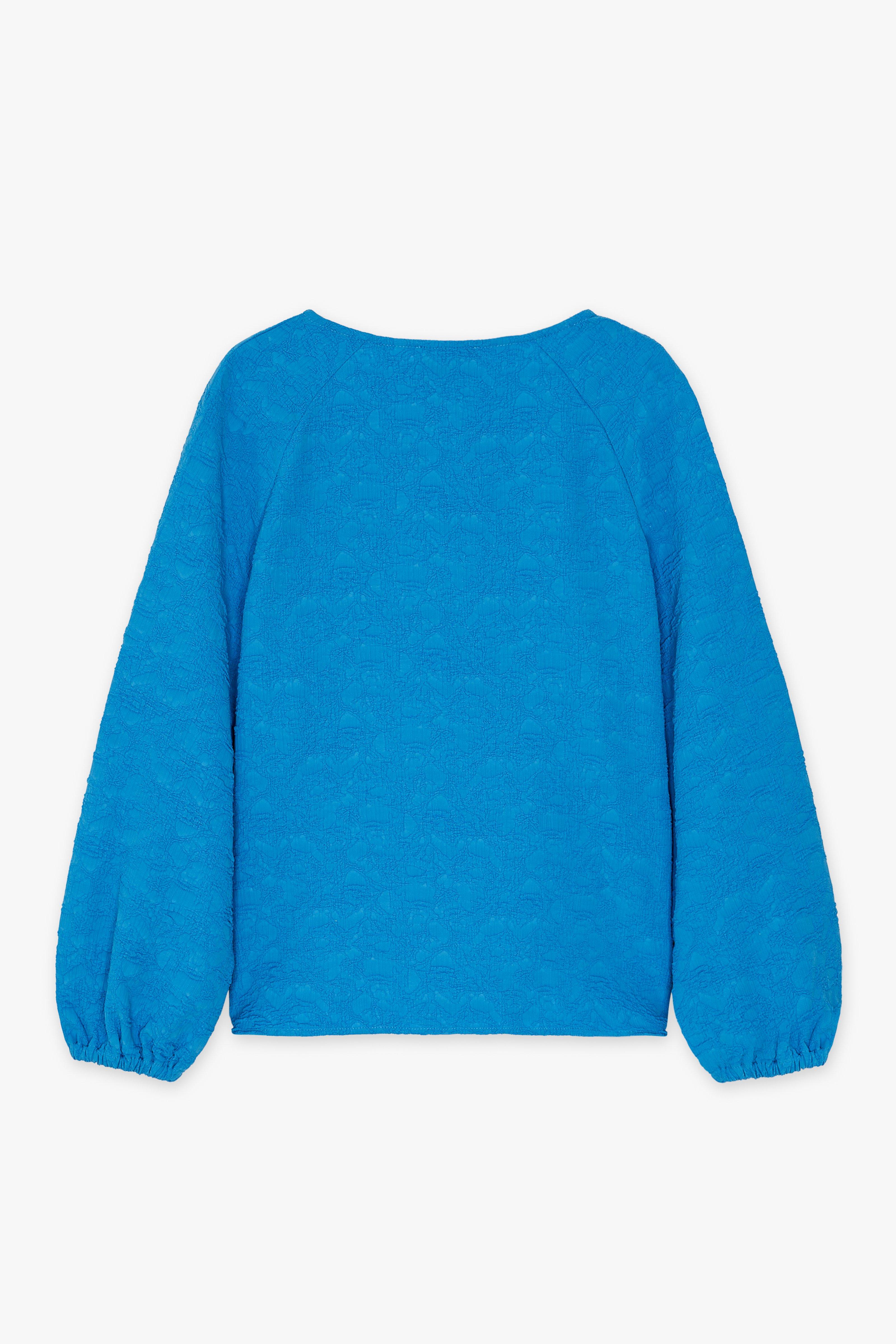 CKS Dames - SVEANA - blouse korte mouwen - felblauw
