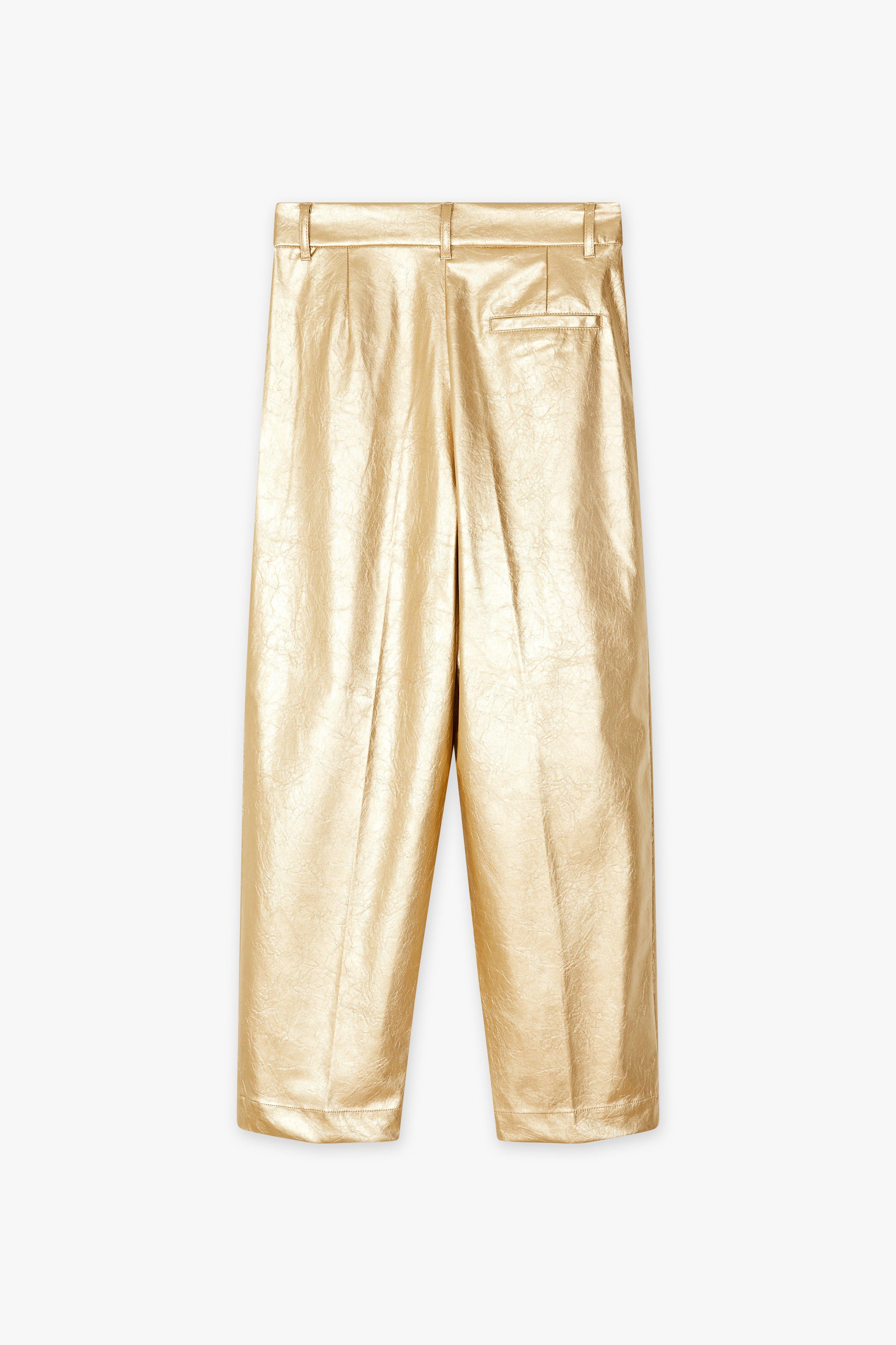 CKS Dames - LAHTI - ankle trousers - dark yellow